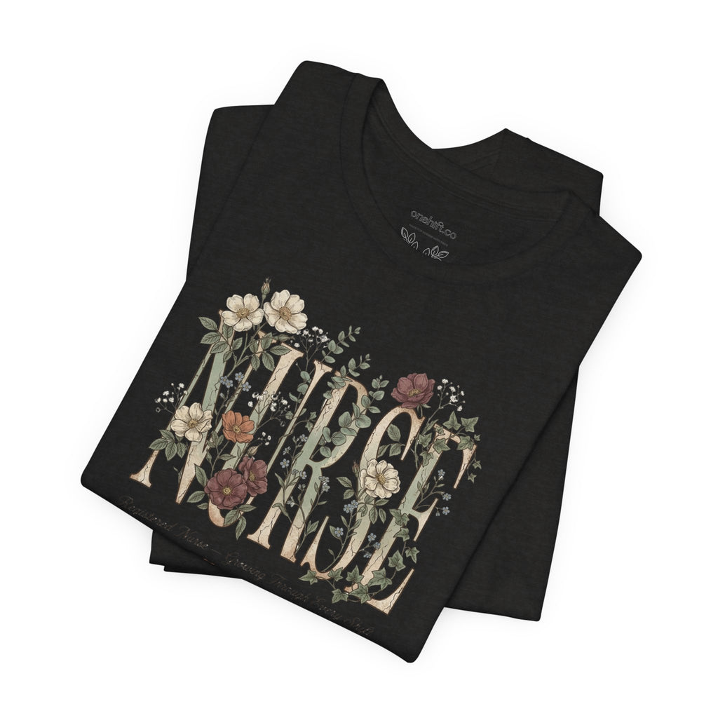 Registered Nurse Floral T-shirt