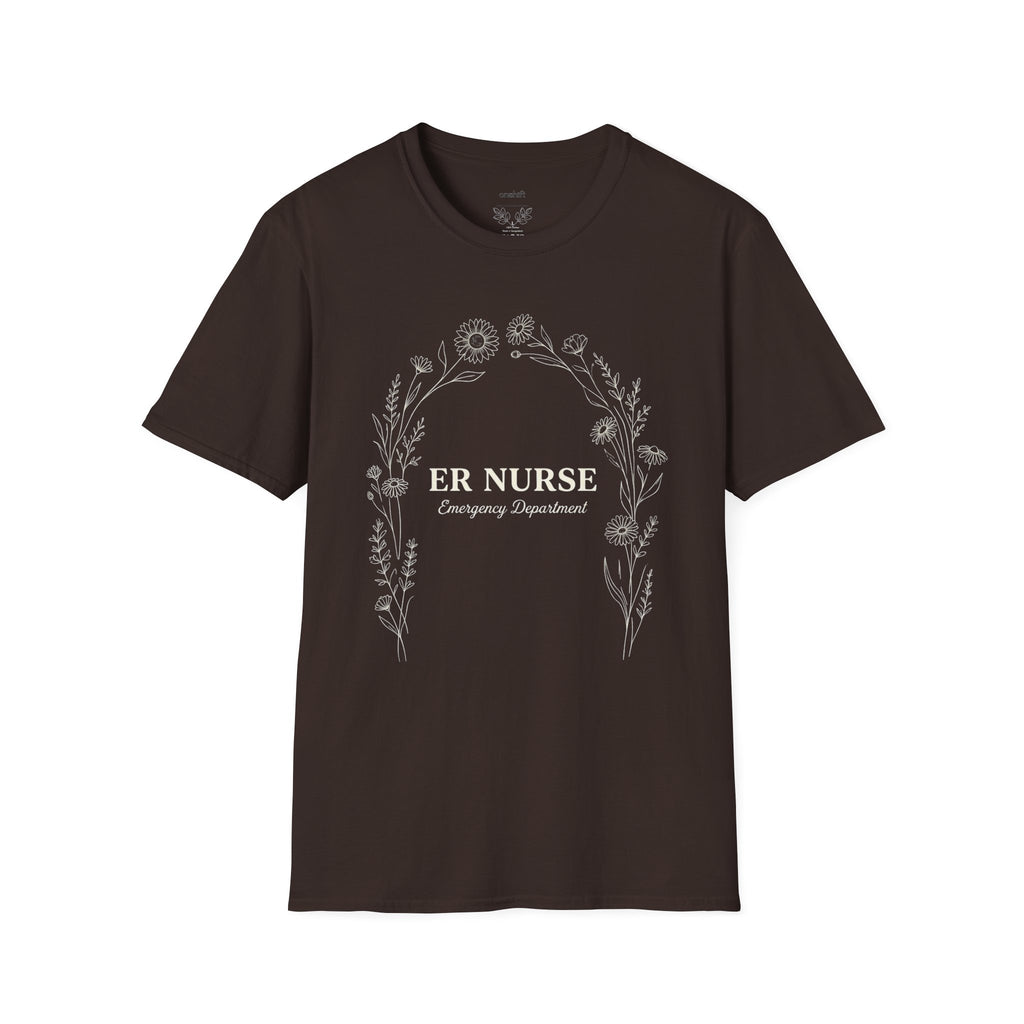 ER Nurse Floral T-Shirt