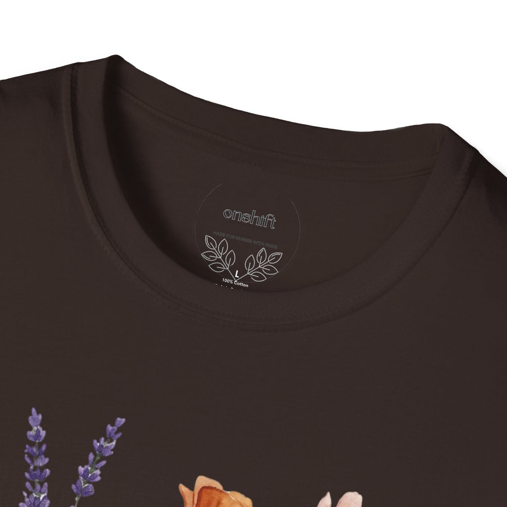 ER Nurse Floral T-Shirt