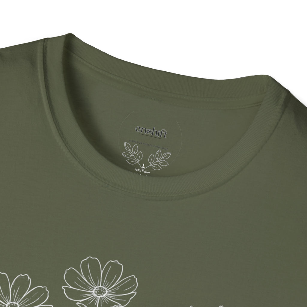 ER Nurse Floral T-Shirt