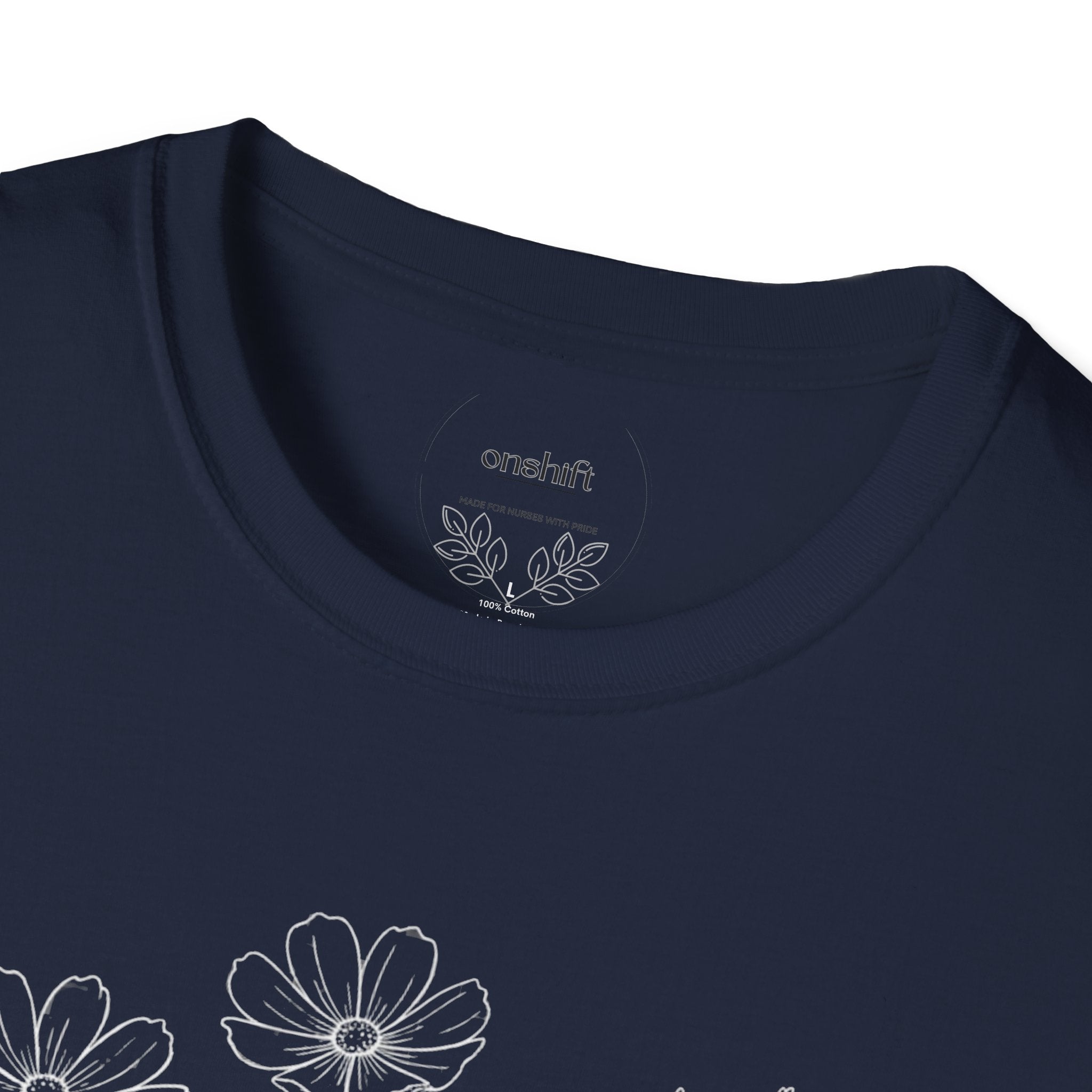 T-shirt Floral Infirmière RR