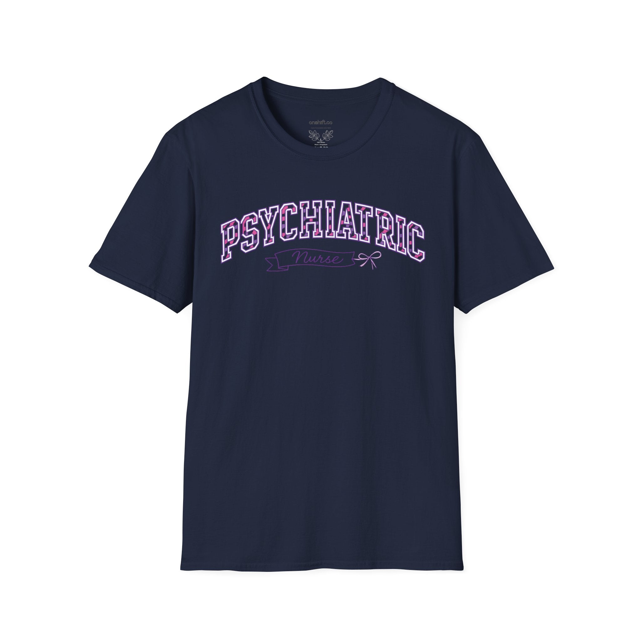 Psychiatric Nurse T-Shirt — Cute Vintage Lettering