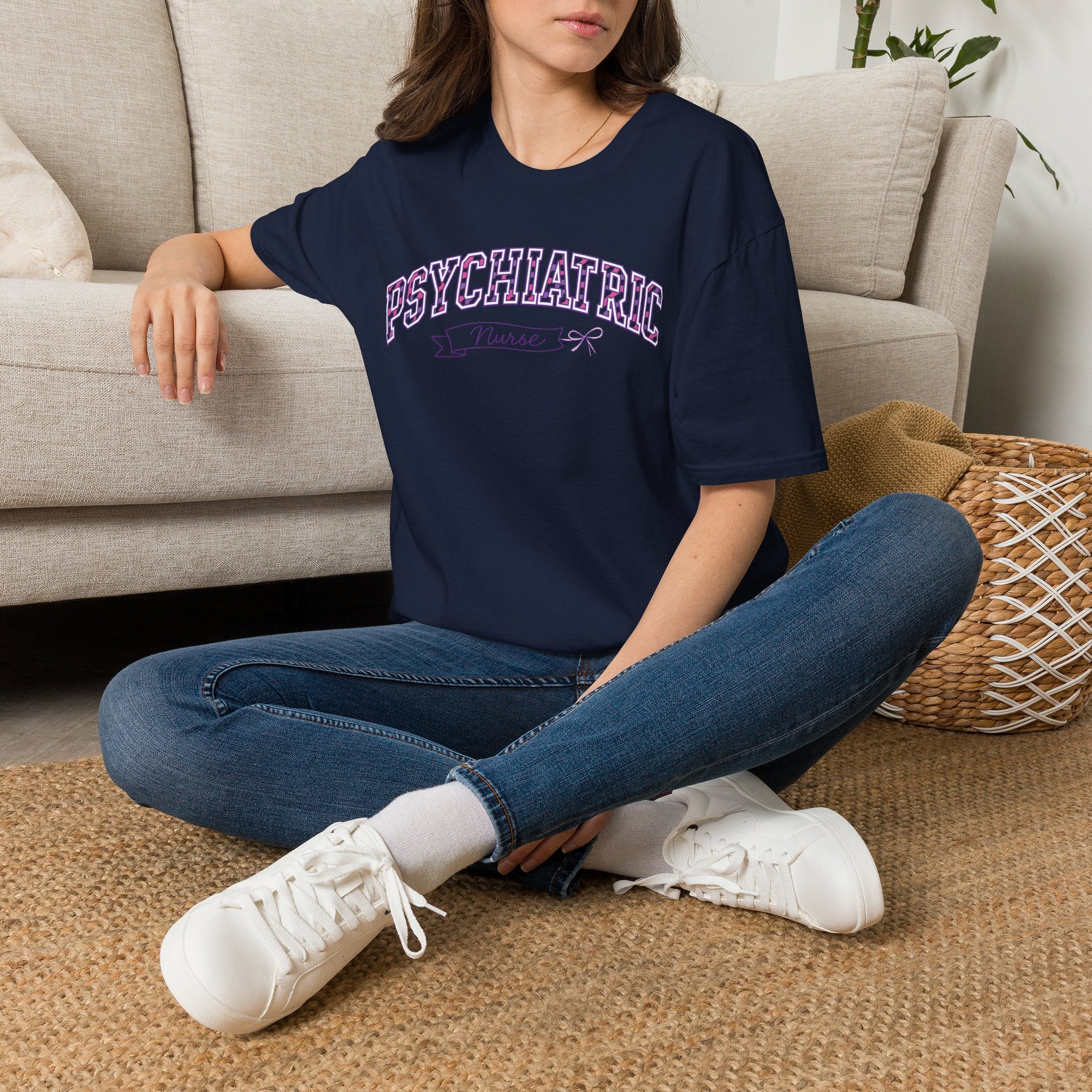 Psychiatric Nurse T-Shirt — Cute Vintage Lettering