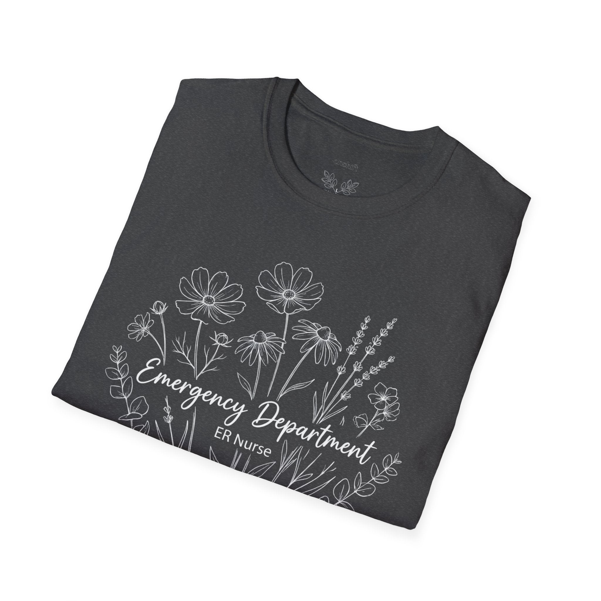 T-shirt Floral Infirmière RR