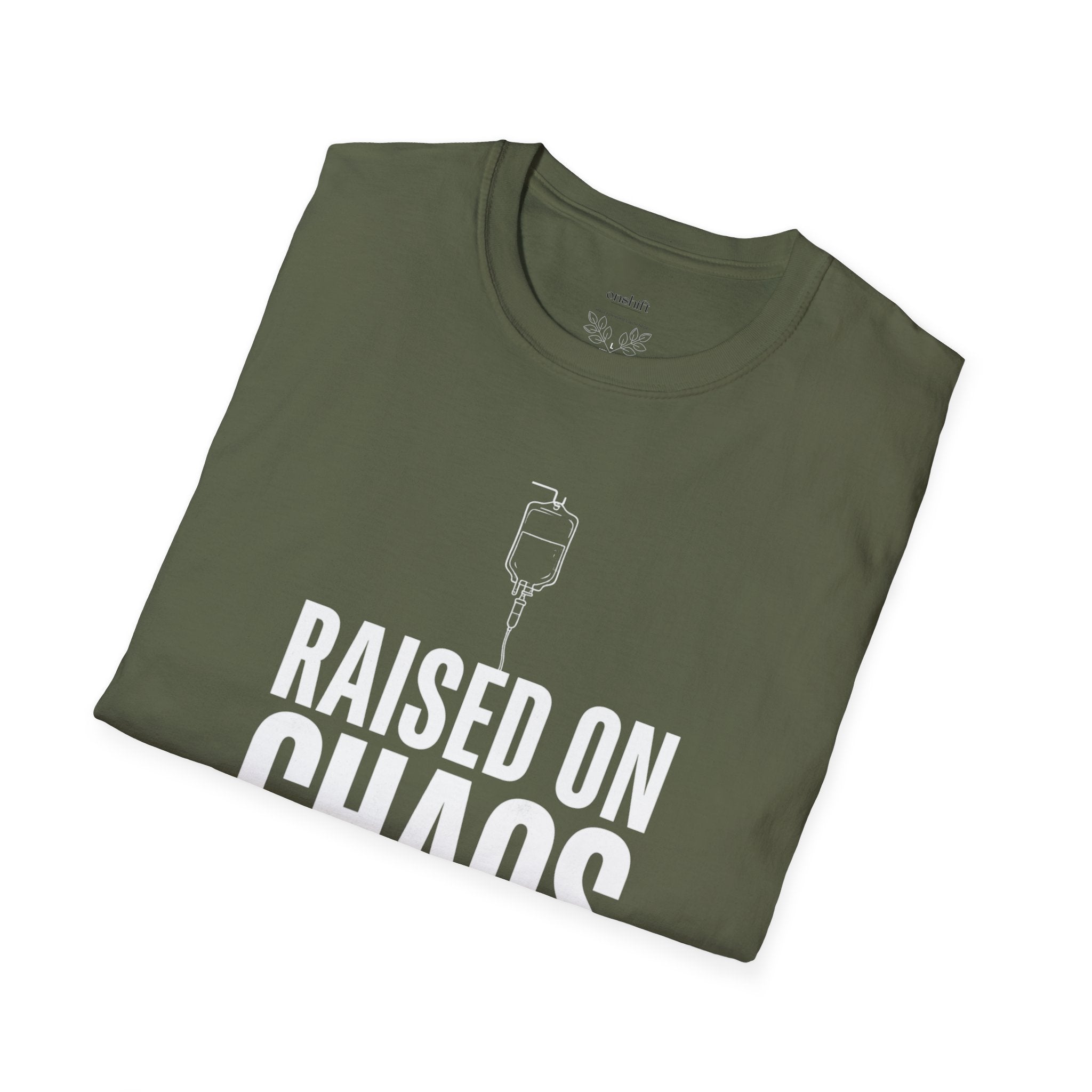 T-shirt Infirmière urgentiste élevée dans le chaos