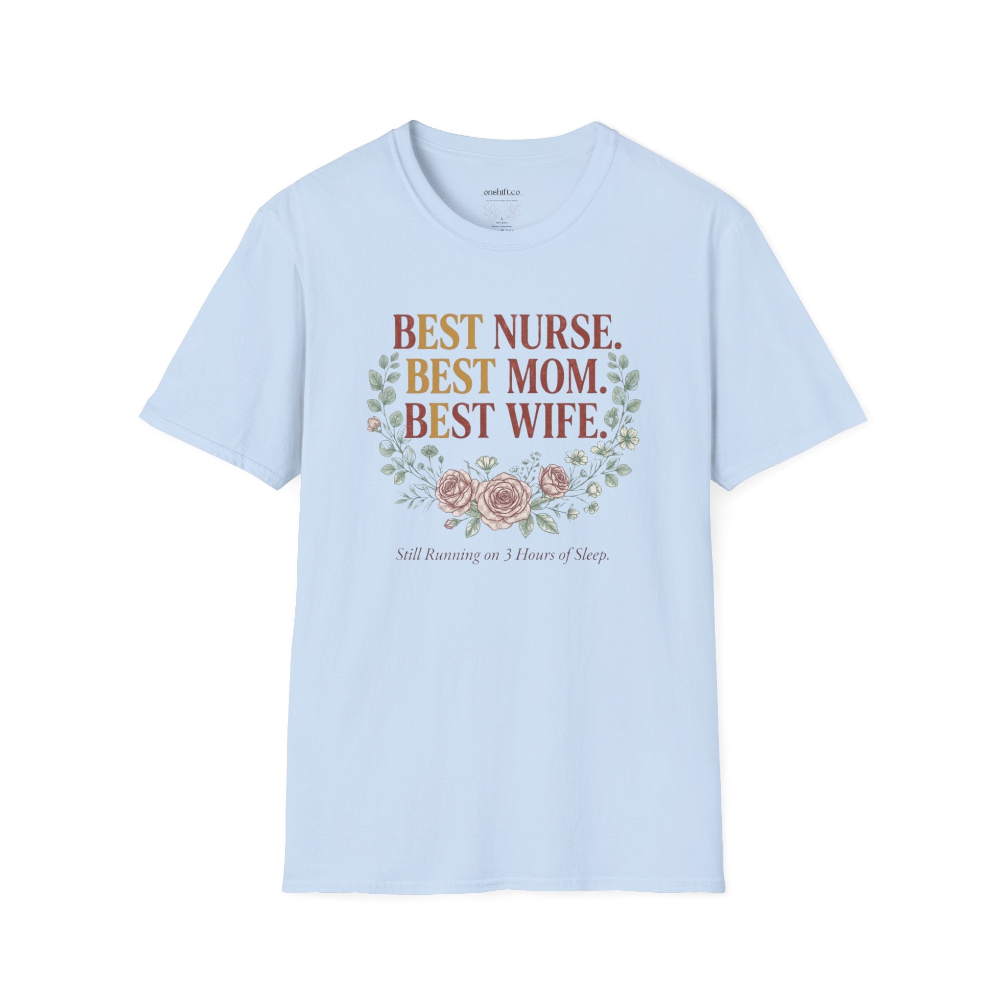 T-shirt meilleure infirmière meilleure maman meilleure épouse