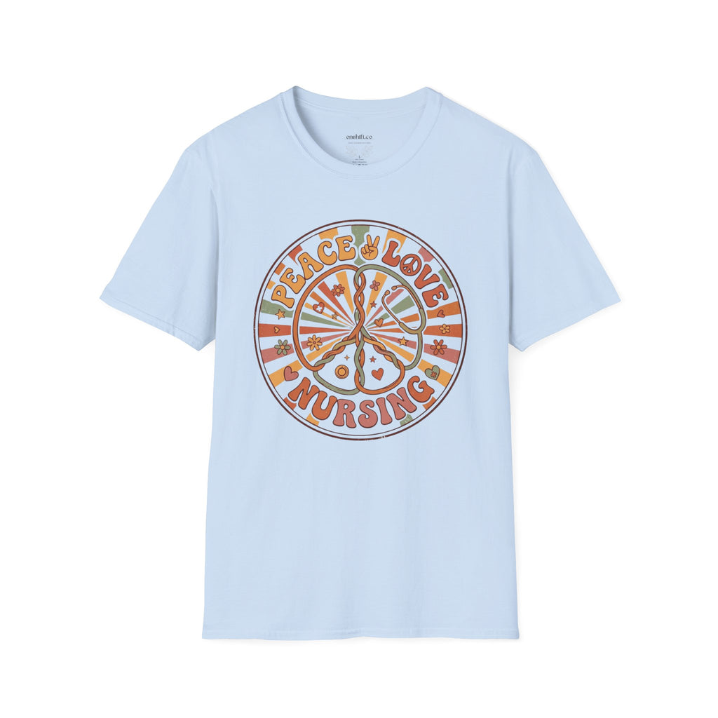 Peace Love and Nursing T-Shirt