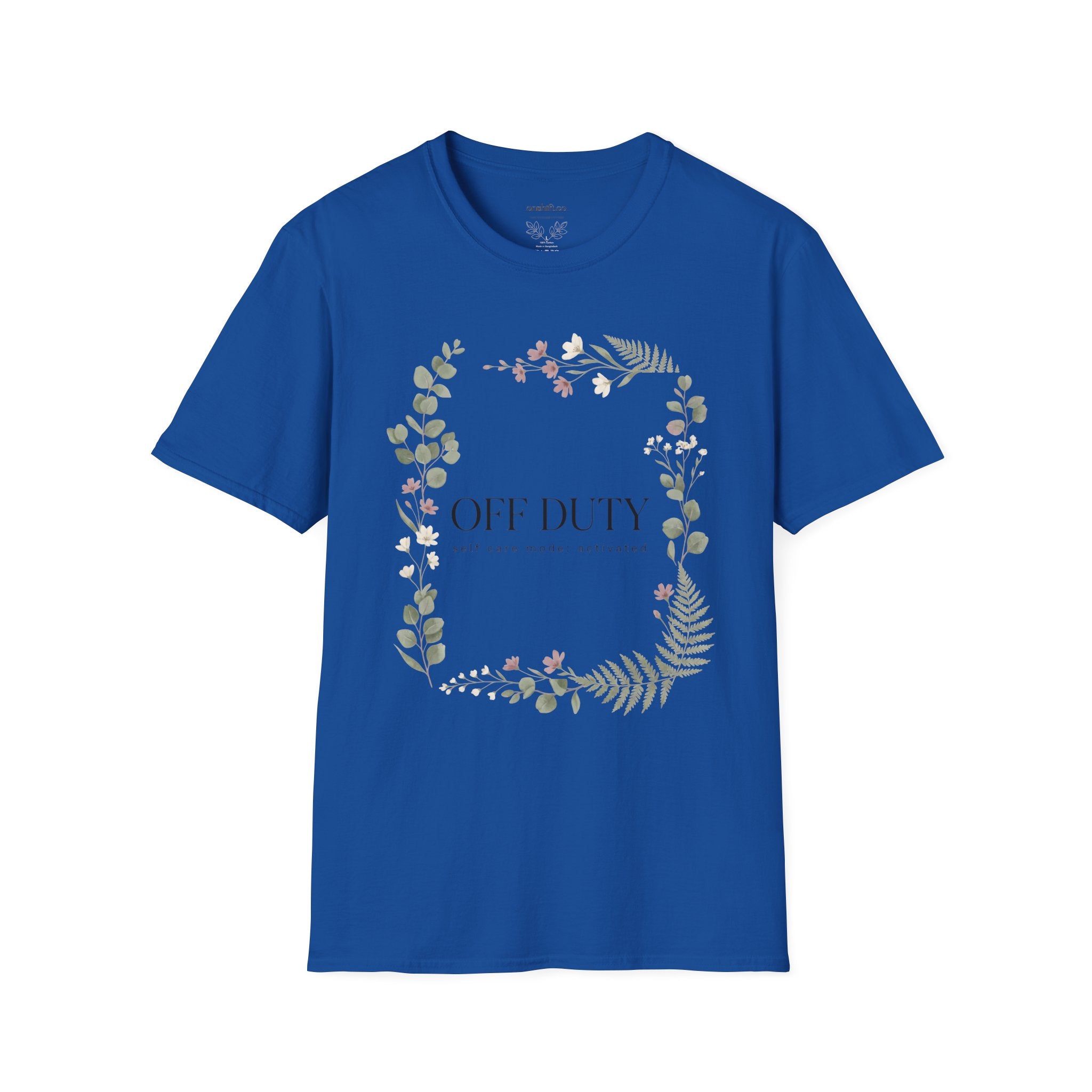 Off Duty Floral NurseT-Shirt — Relaxed Cottagecore Tee