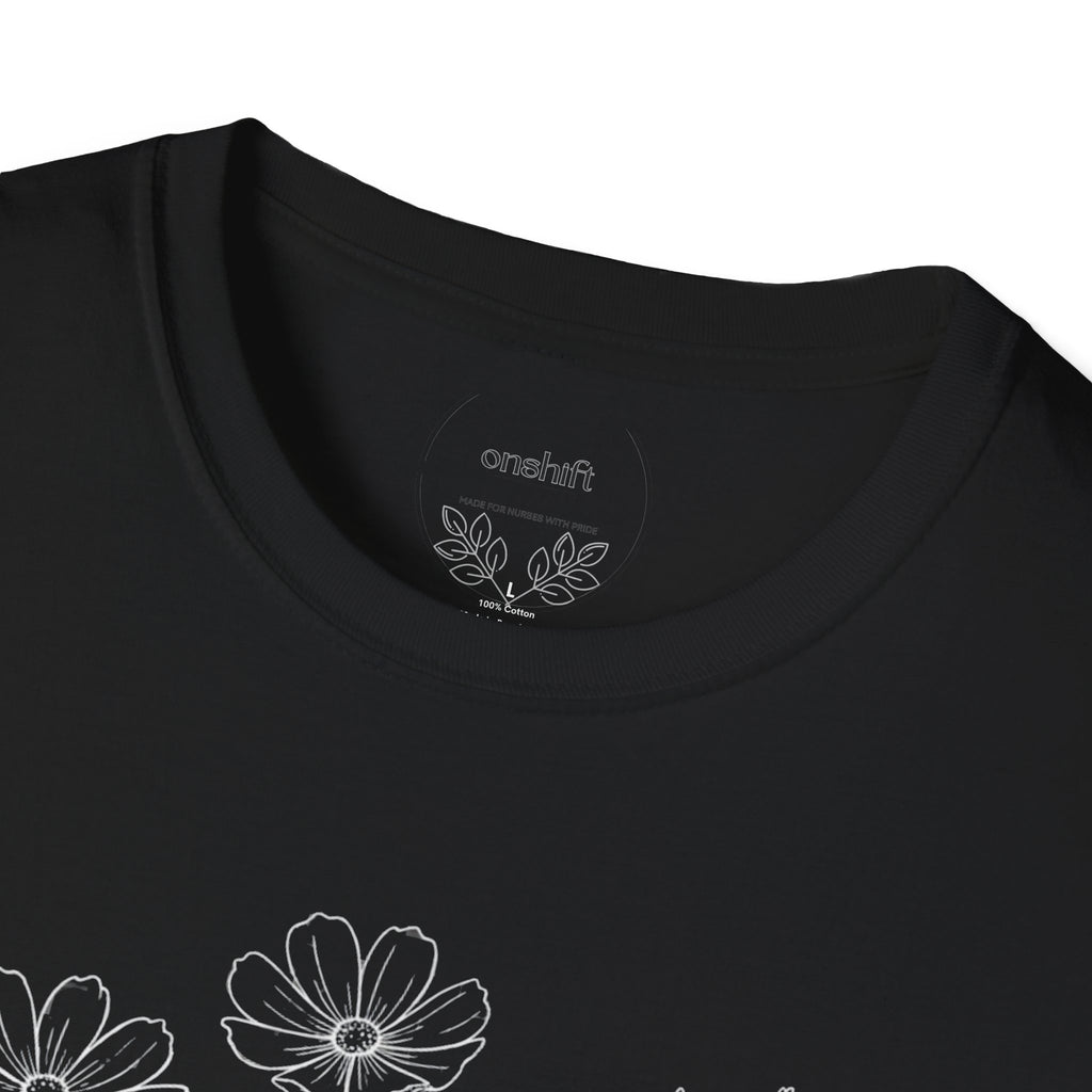 ER Nurse Floral T-Shirt