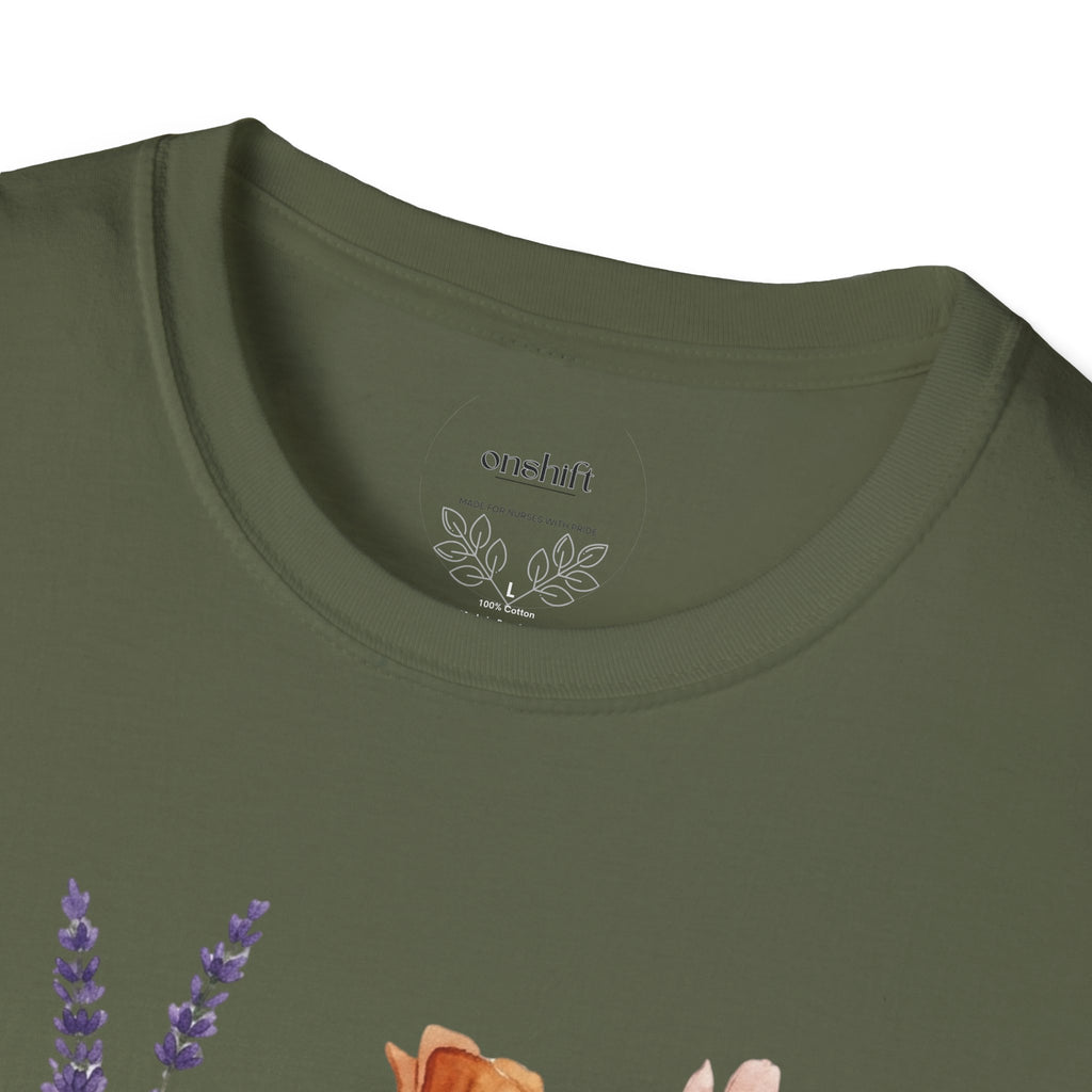 ER Nurse Floral T-Shirt