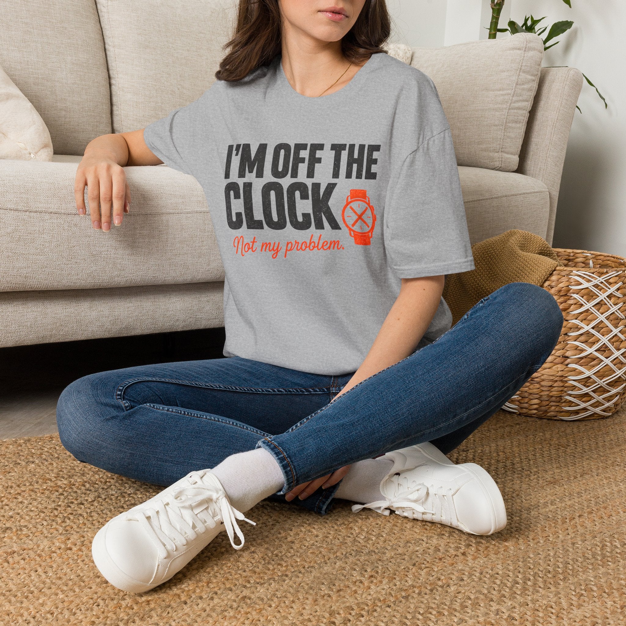 I'm Off The Clock Nurse T-Shirt — Funny Casual Graphic Tee
