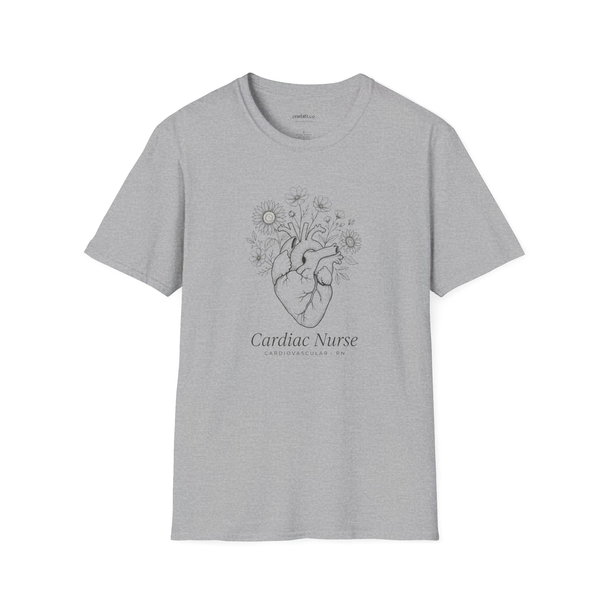 T-shirt d'infirmière en cardiologie