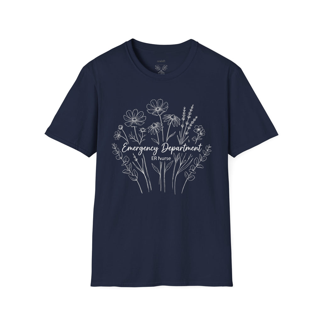 ER Nurse Floral T-Shirt