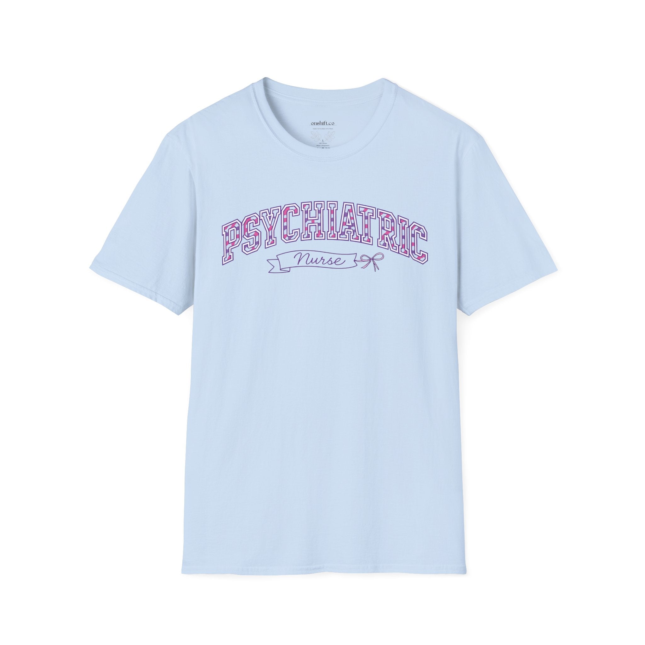 Psychiatric Nurse T-Shirt — Cute Vintage Lettering