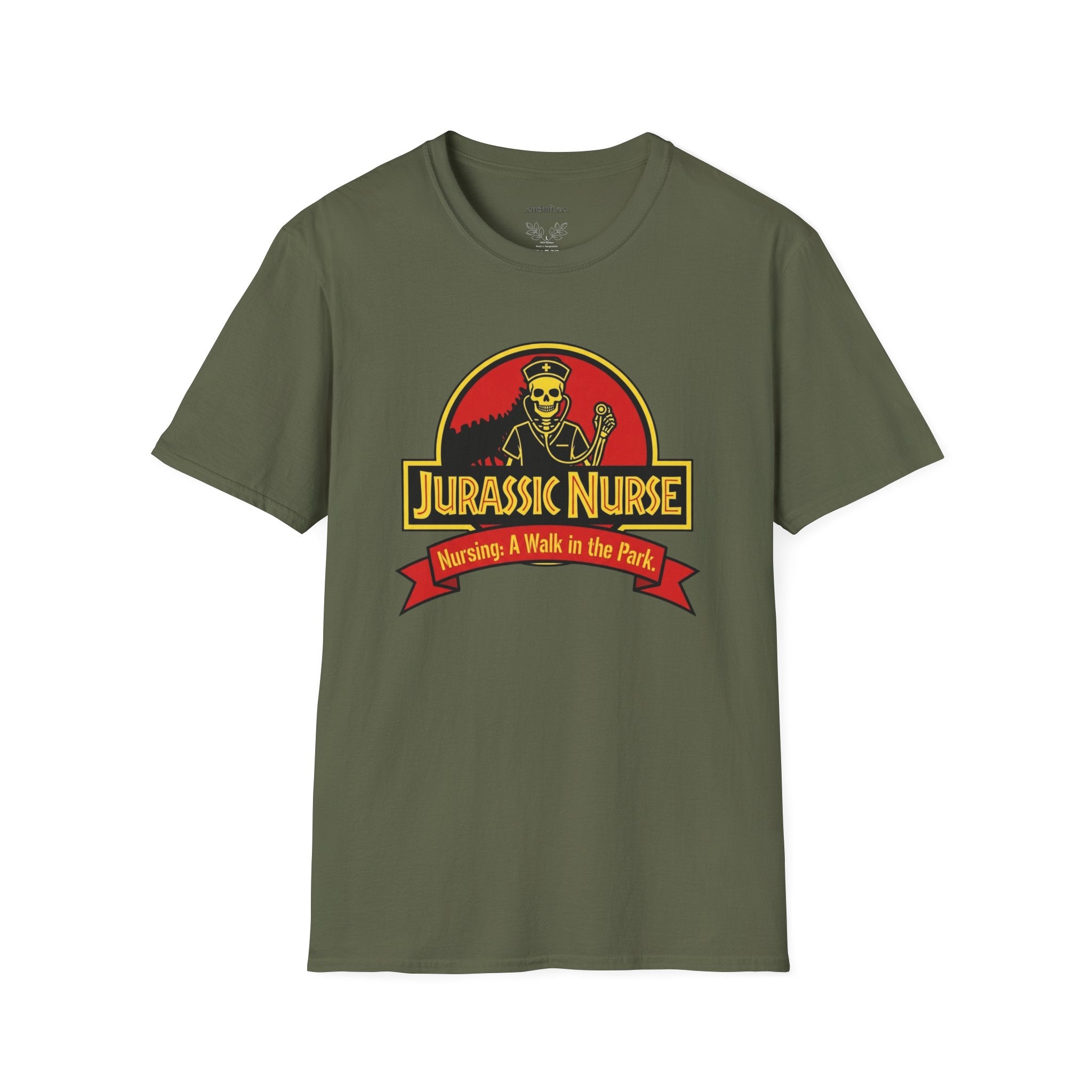 T-shirt Infirmière Jurassique