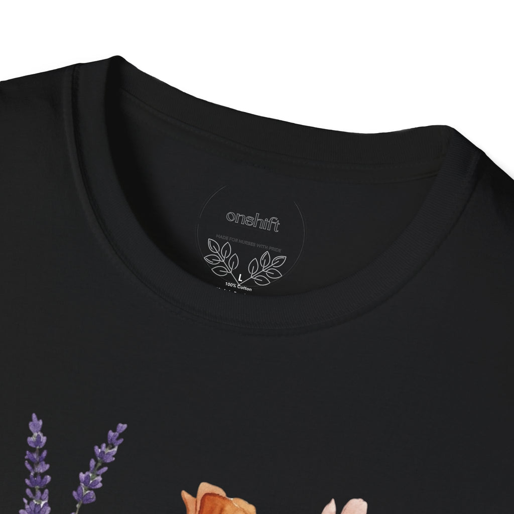 ER Nurse Floral T-Shirt