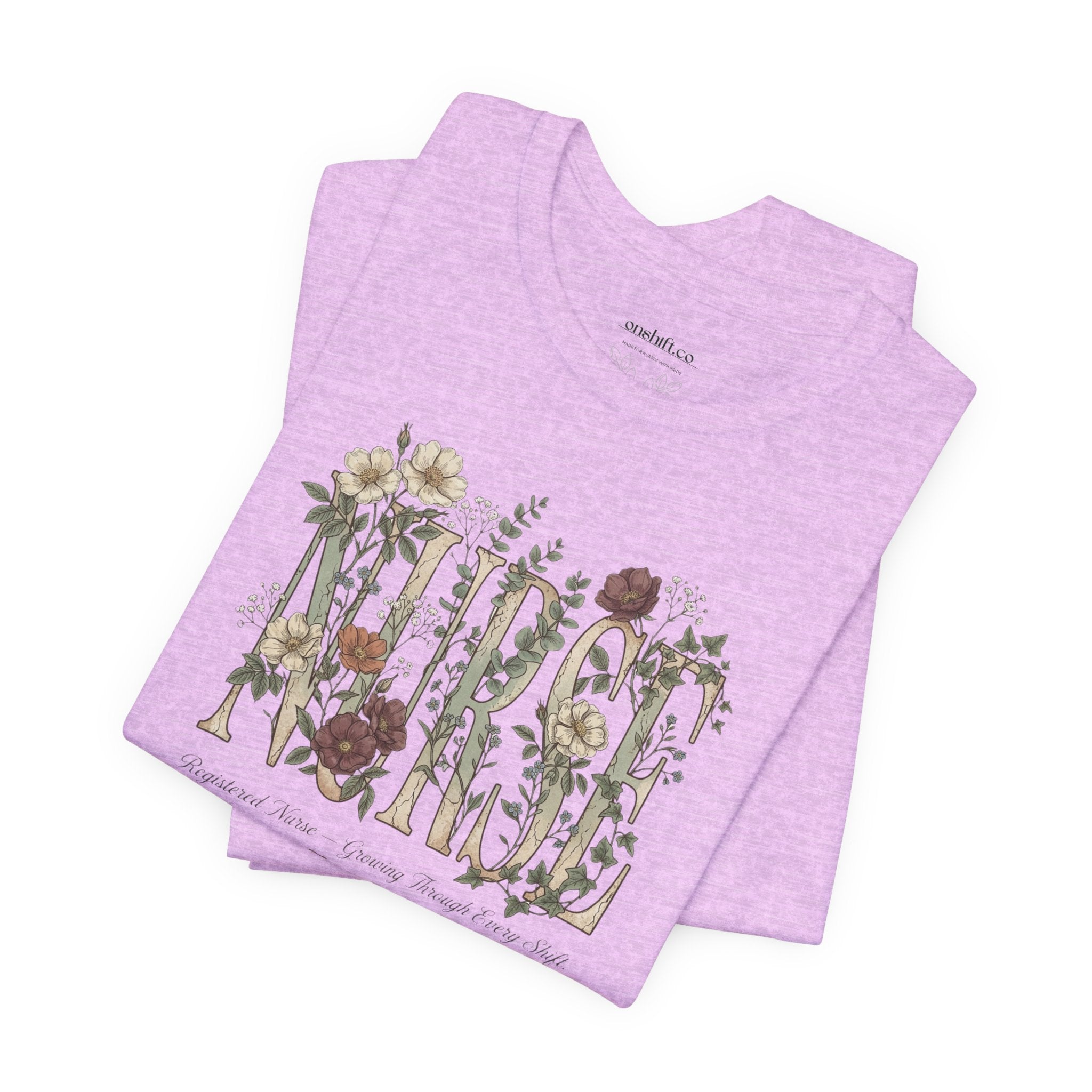 T-shirt infirmier(ère) floral