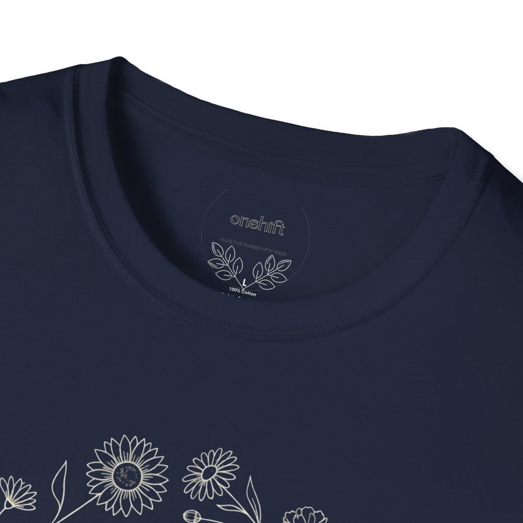 ER Nurse Floral T-Shirt