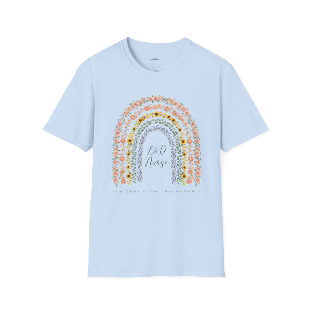 L&D Nurse Floral T-Shirt