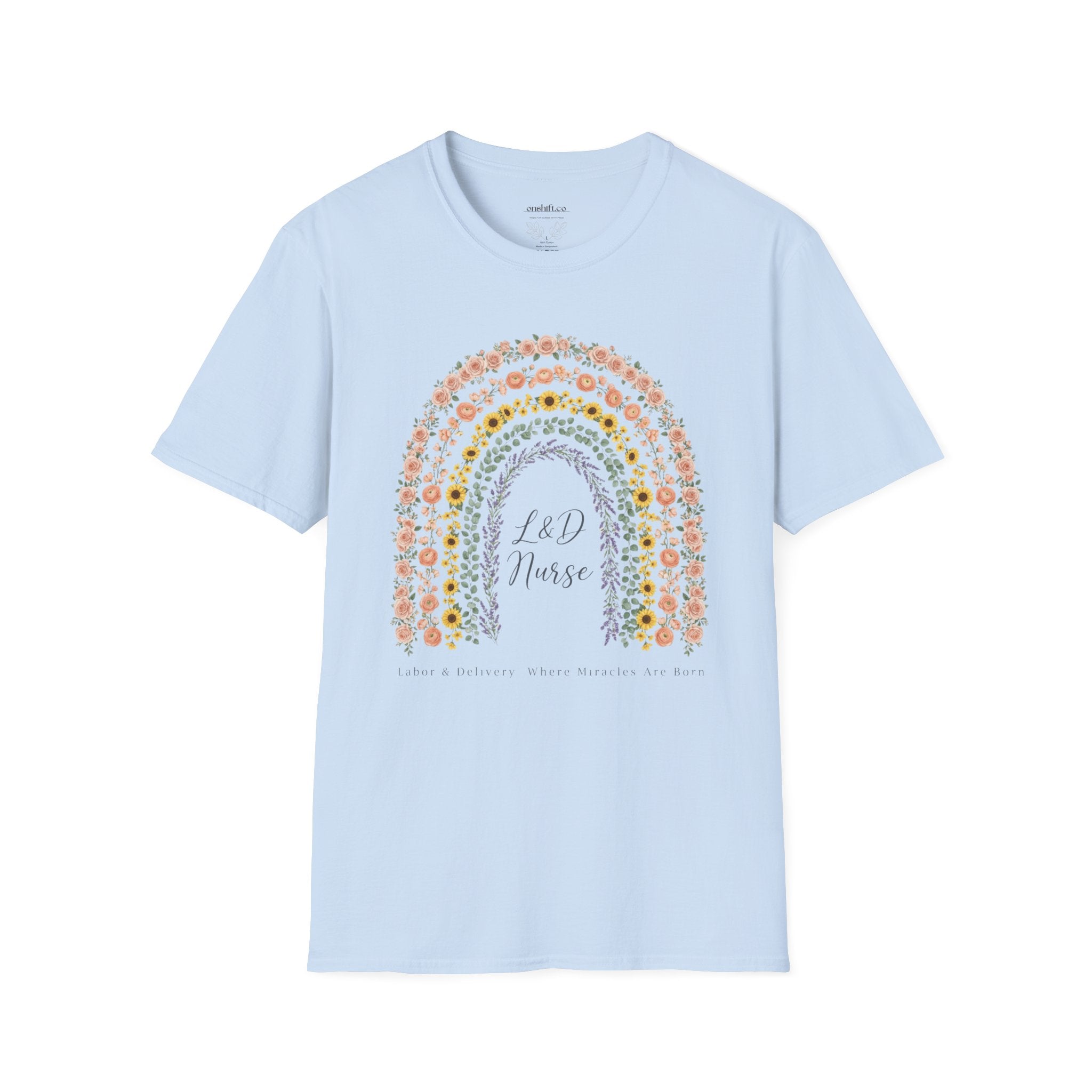 L&D Nurse Floral T-Shirt