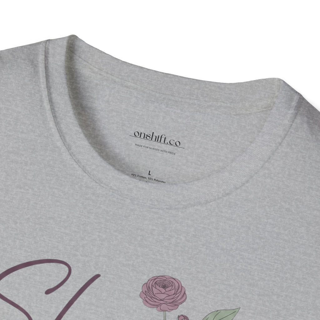 She Mends Hearts Cardiac RN T-Shirt