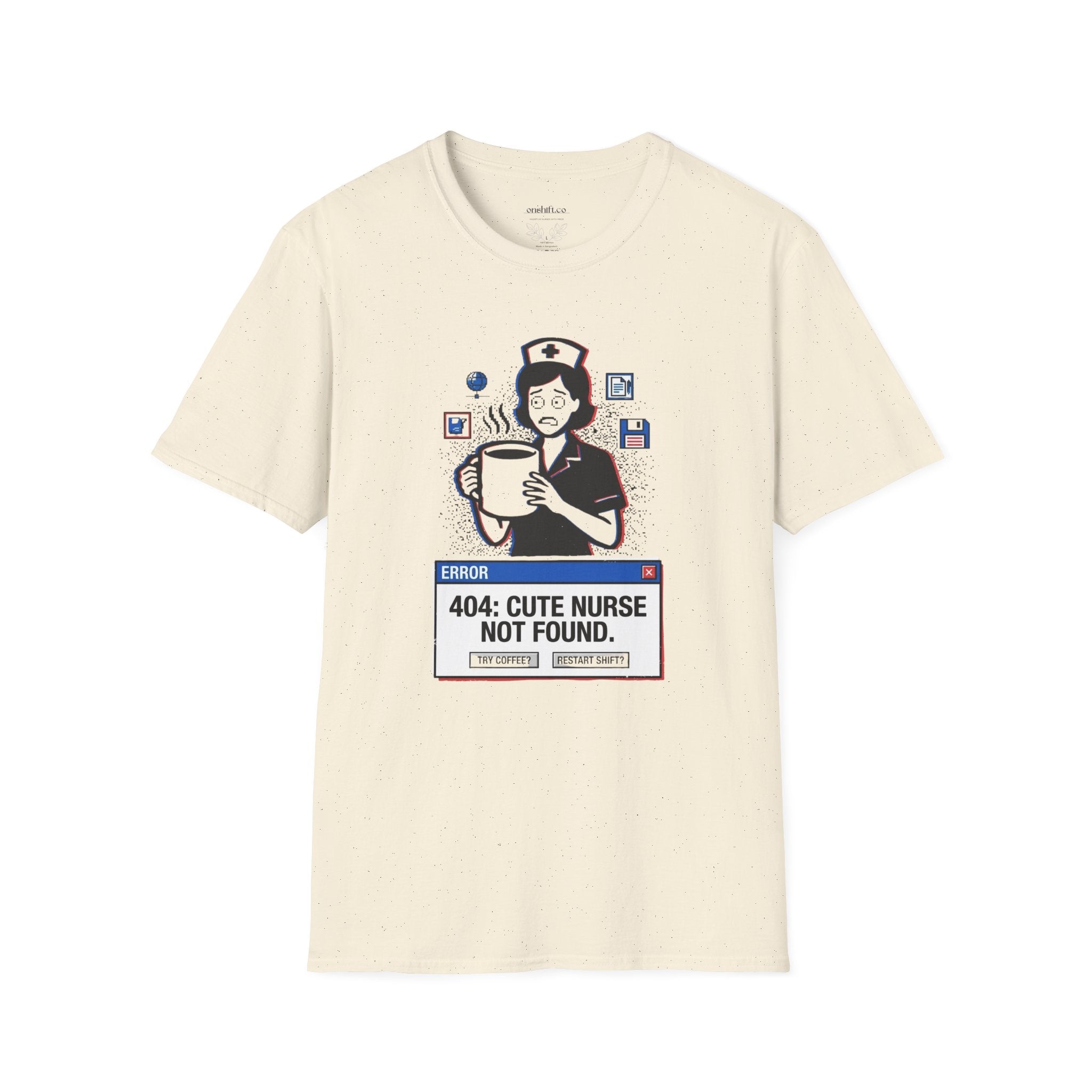 T-shirt « Infirmière mignonne introuvable »