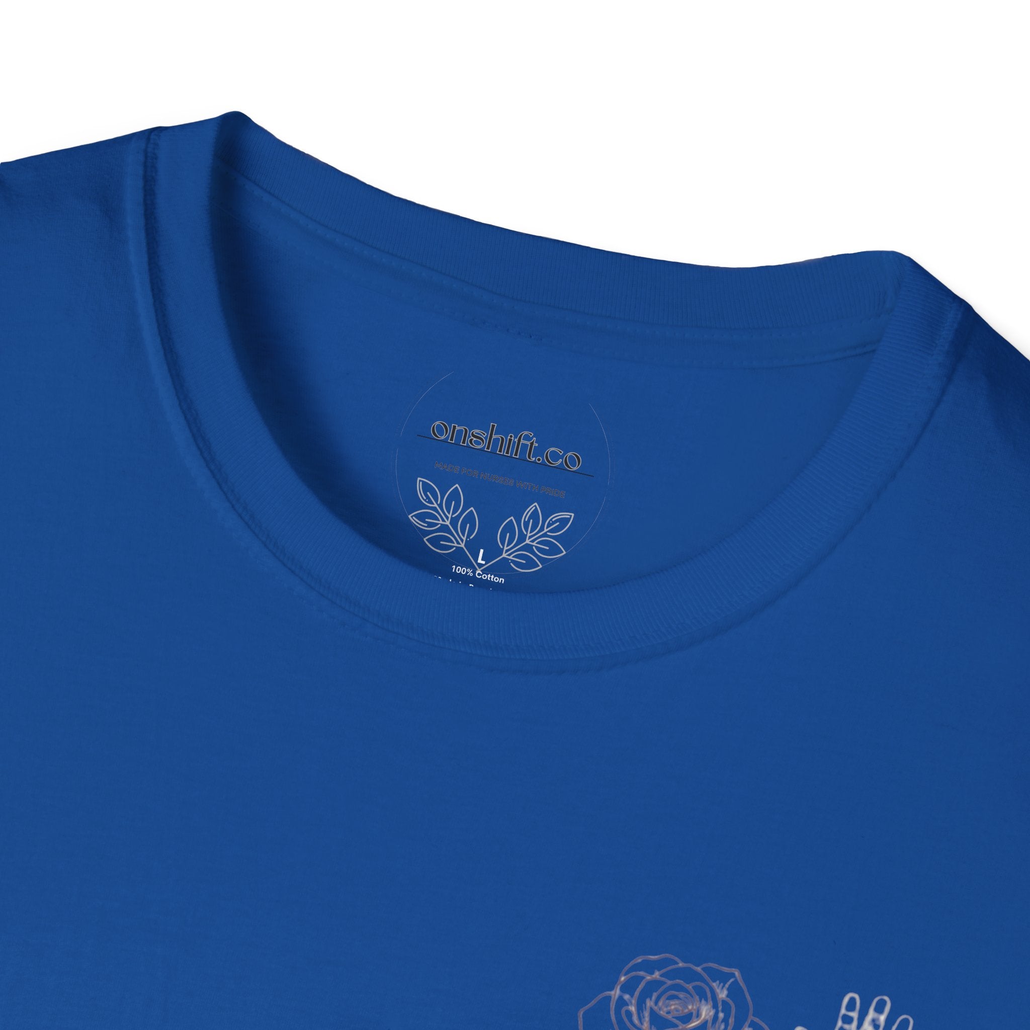 NICU Nurse Left Chest Design T-Shirt