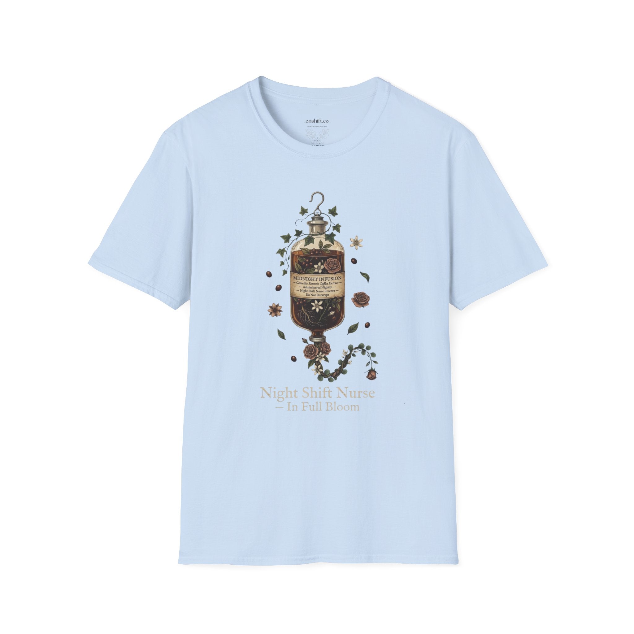 T-shirt Infirmière de Nuit Café en IV