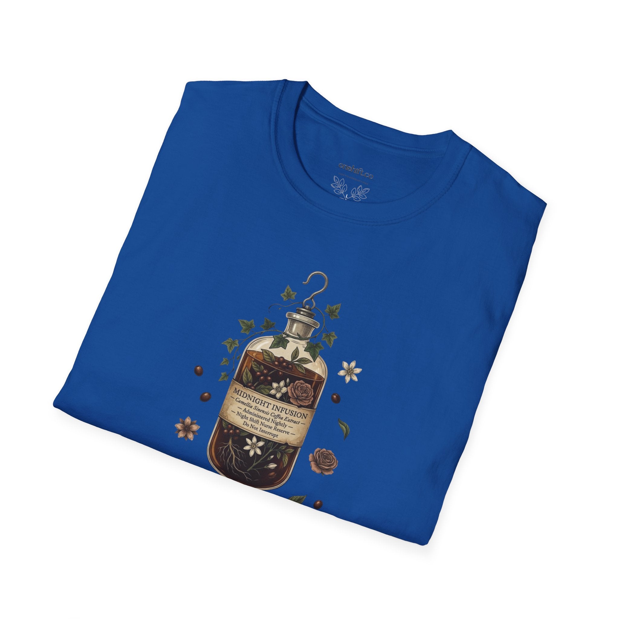 T-shirt Infirmière de Nuit Café en IV