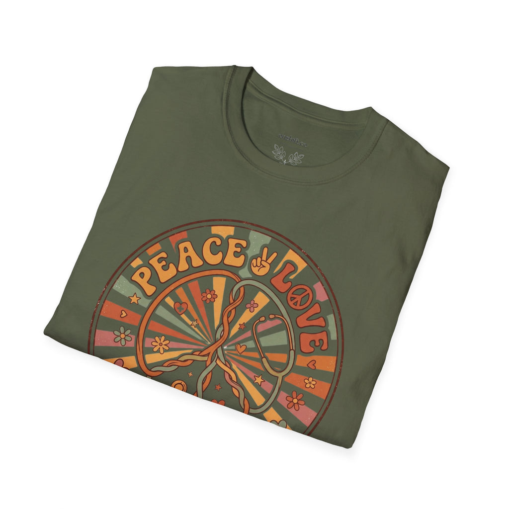 Peace Love and Nursing T-Shirt