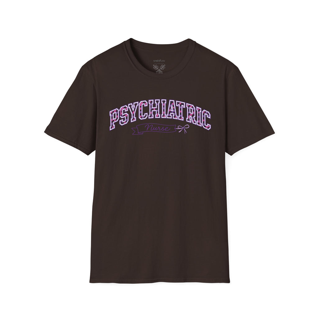 Psychiatric Nurse T-Shirt — Cute Vintage Lettering