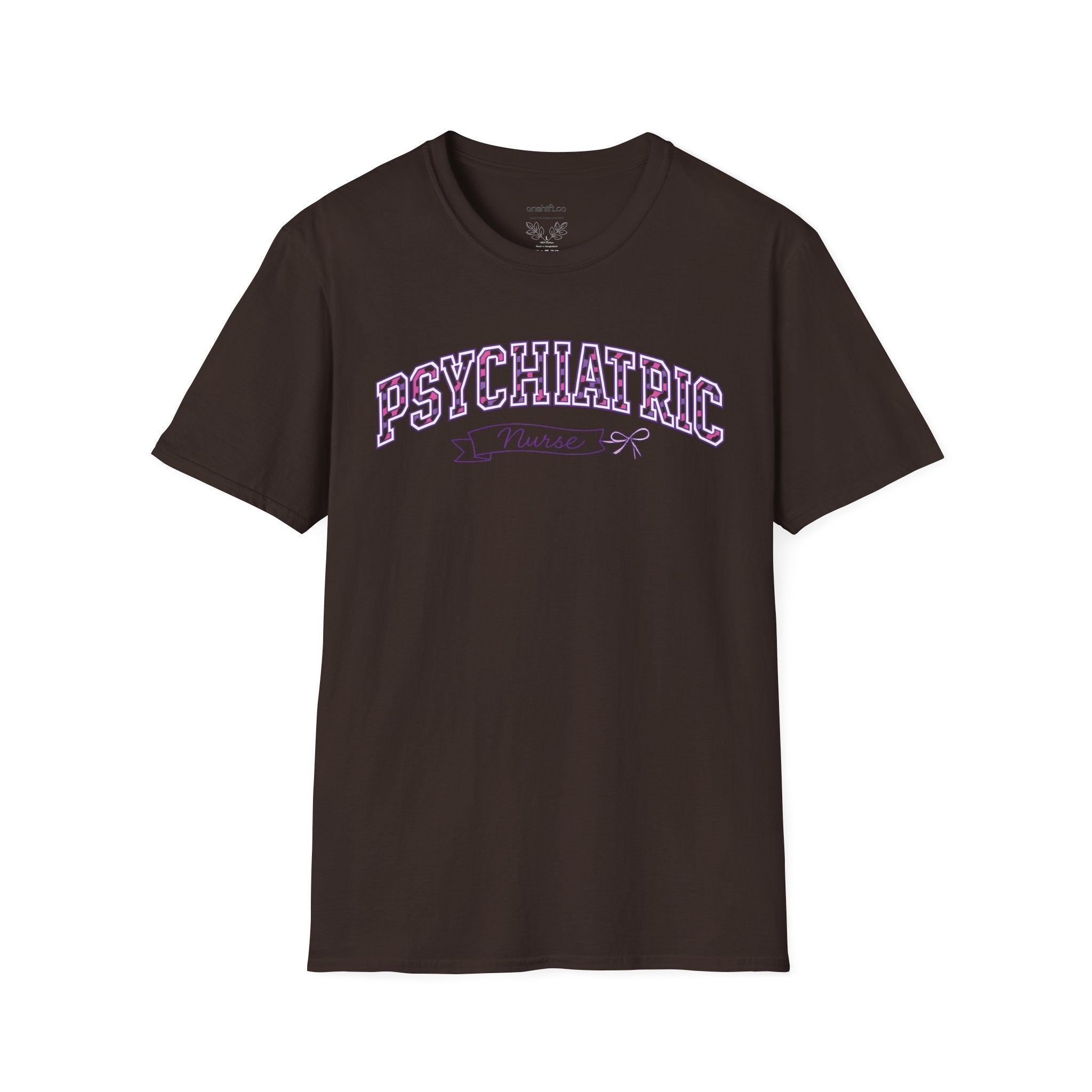 Psychiatric Nurse T-Shirt — Cute Vintage Lettering
