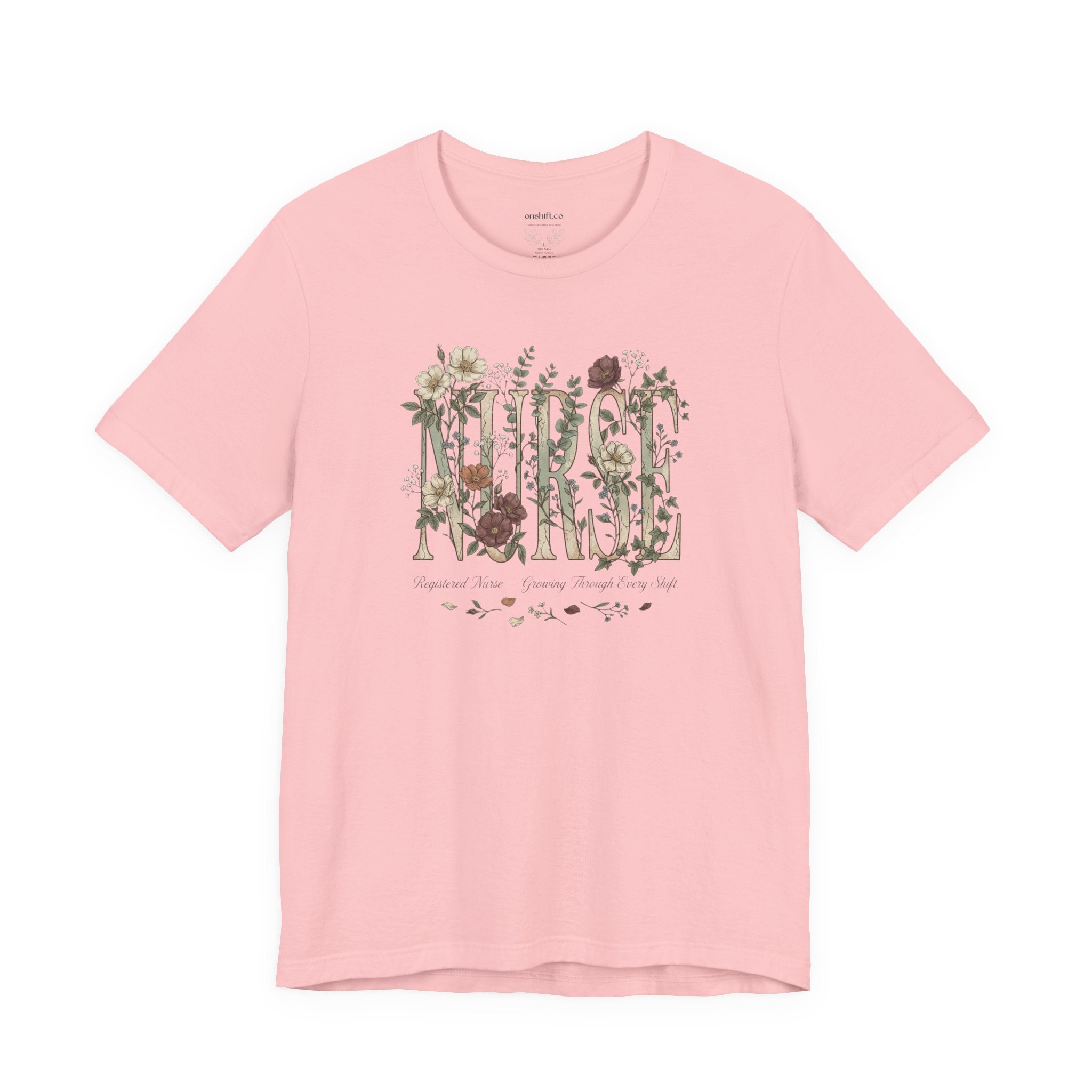 T-shirt infirmier(ère) floral