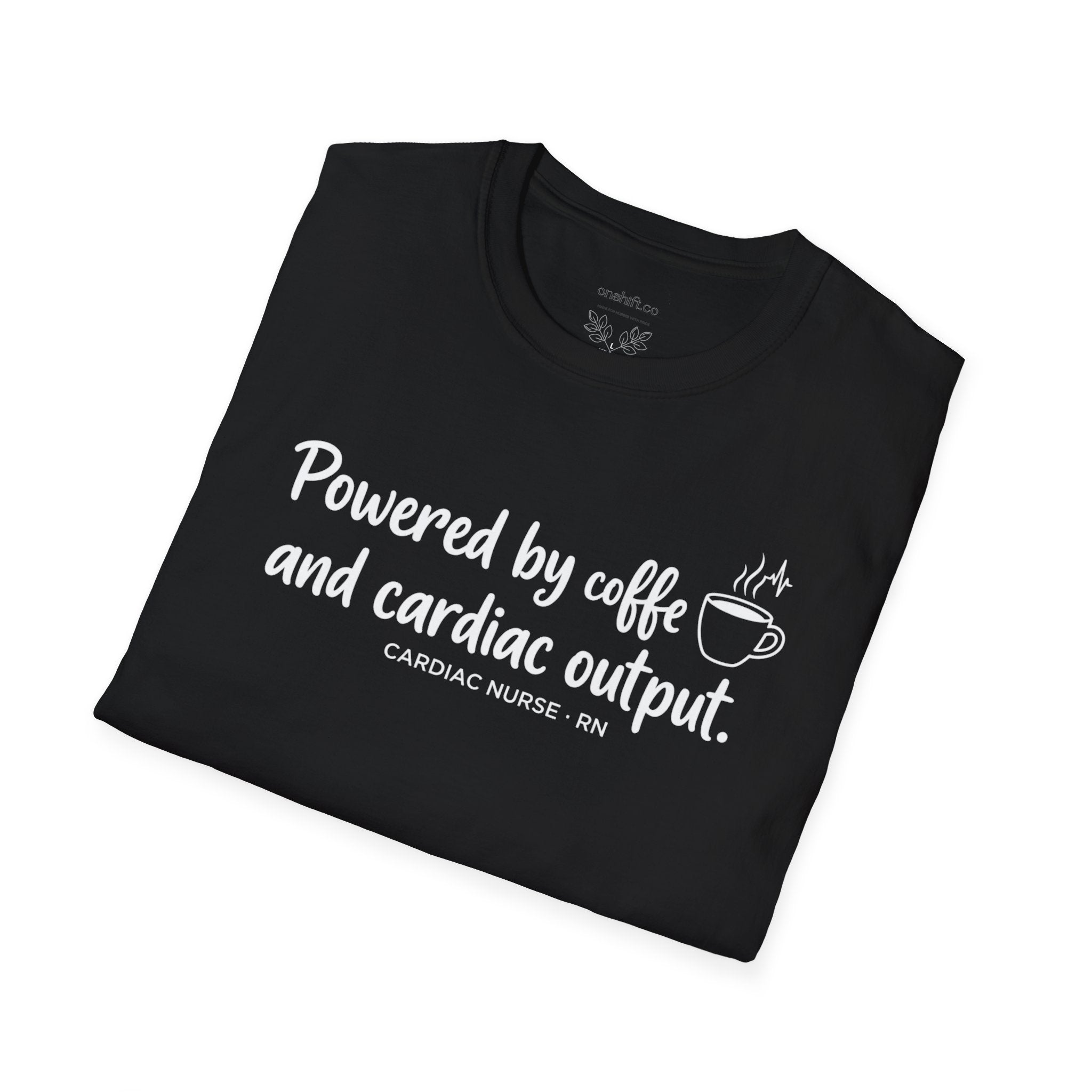 Powered By Coffee And Cardiac Output T-Shirt