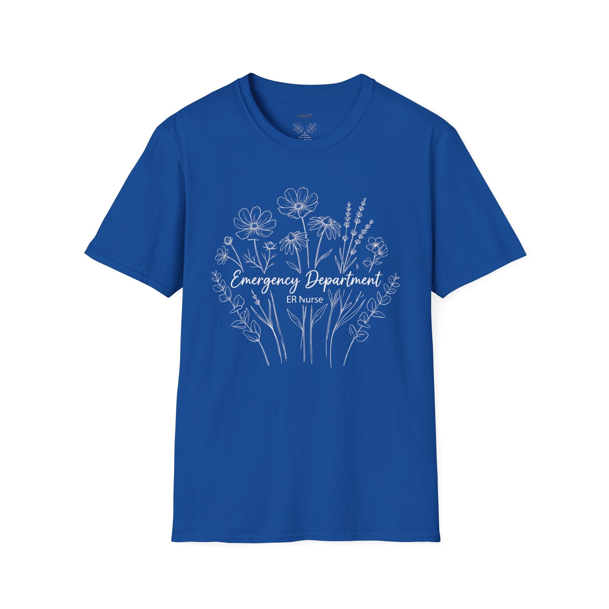 T-shirt Floral Infirmière RR
