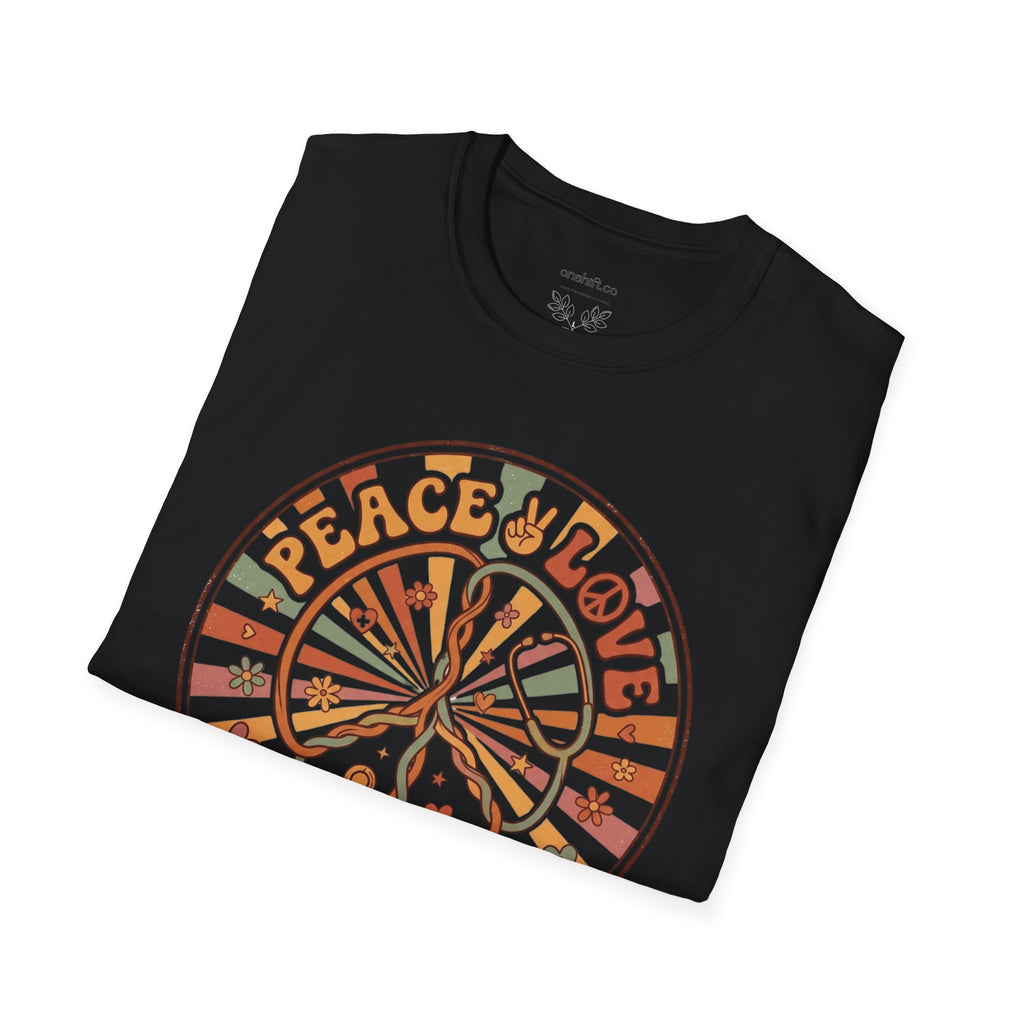 Peace Love and Nursing T-Shirt