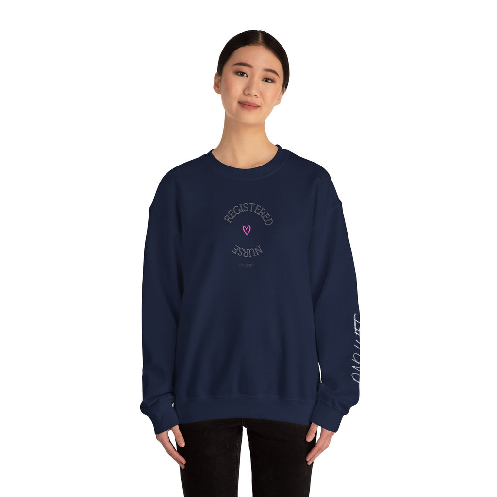 Registered nurse long sleeve sweatshirt