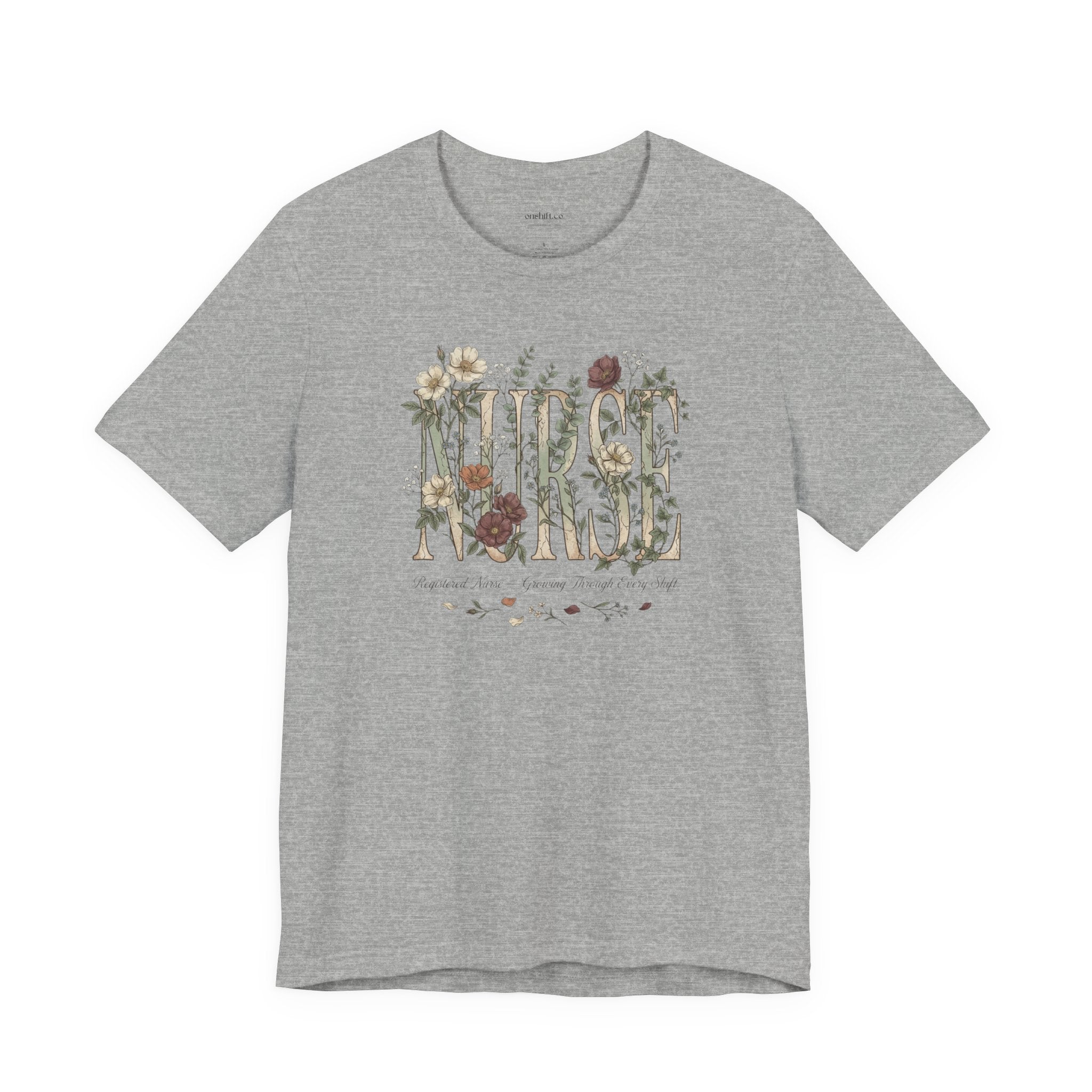 T-shirt infirmier(ère) floral