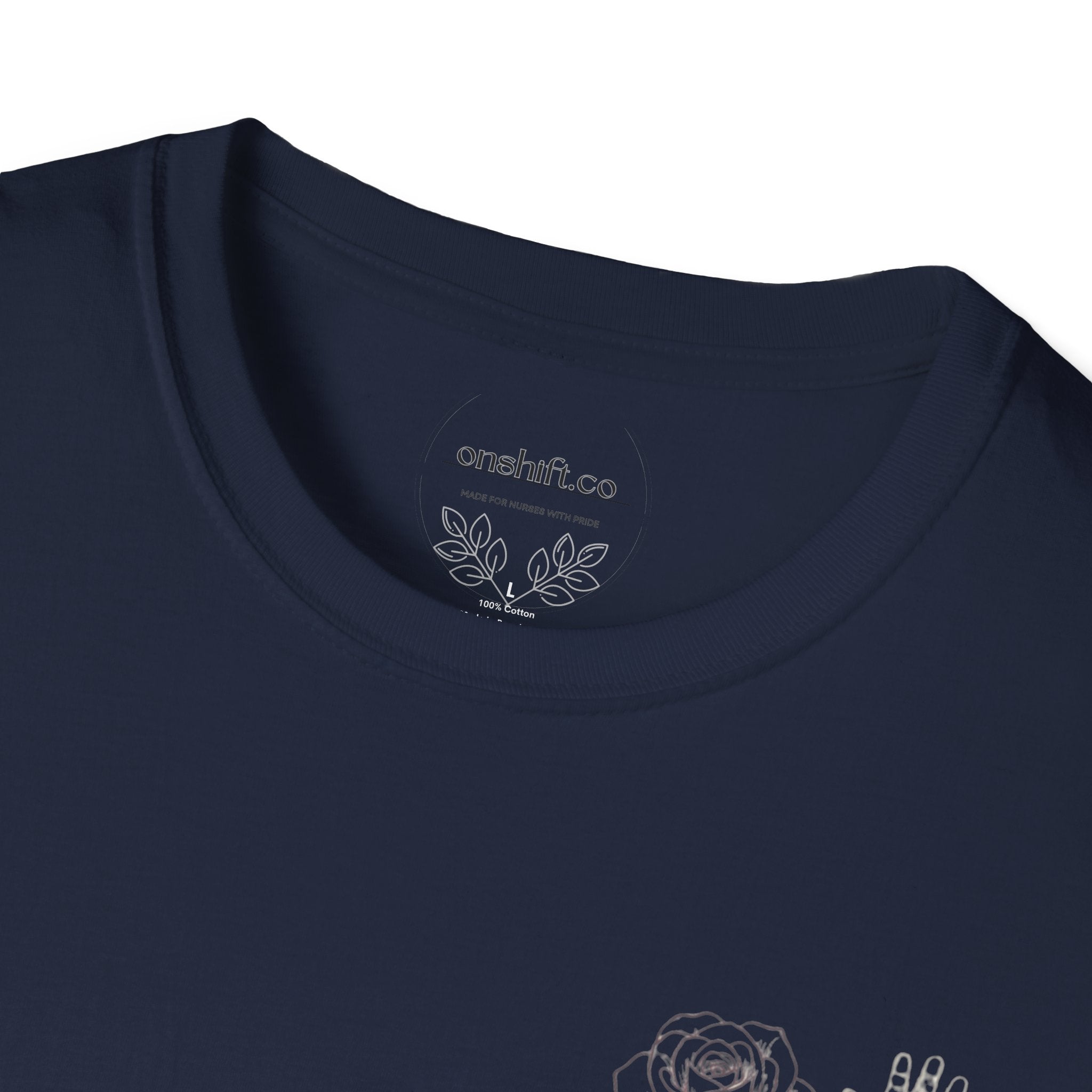 NICU Nurse Left Chest Design T-Shirt