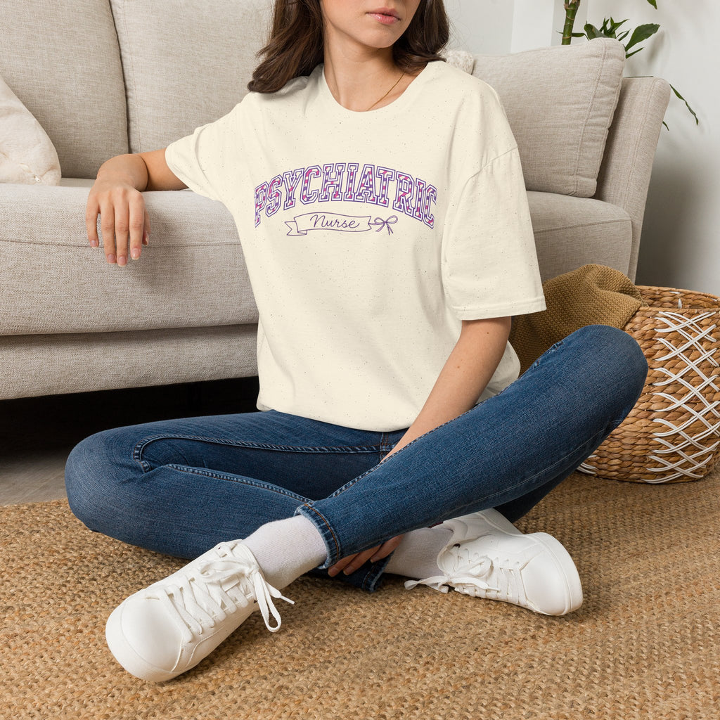Psychiatric Nurse T-Shirt — Cute Vintage Lettering