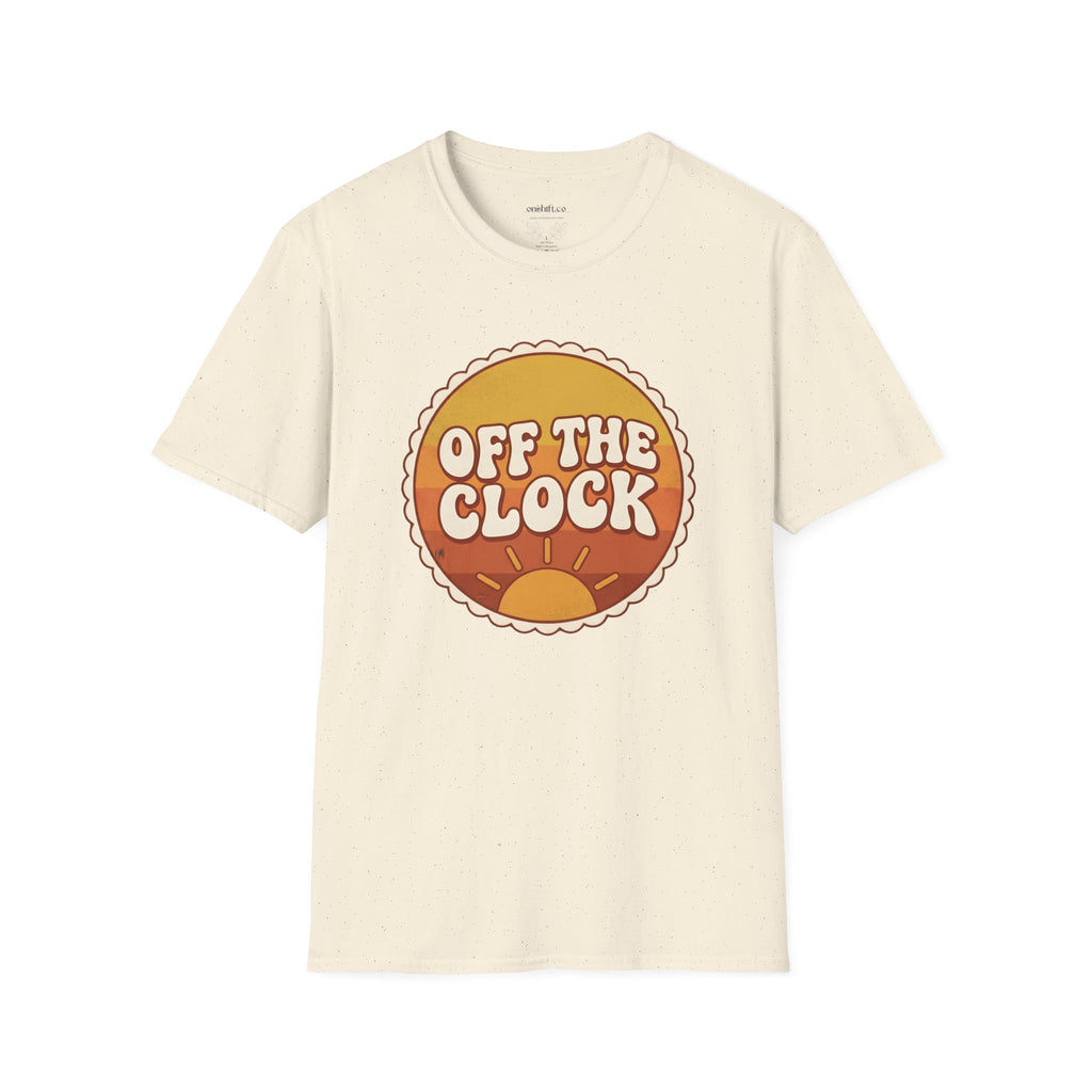 Retro Sunset "Off The Clock" nurse design