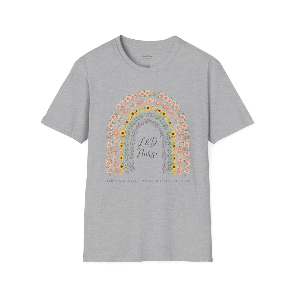 L&D Nurse Floral T-Shirt