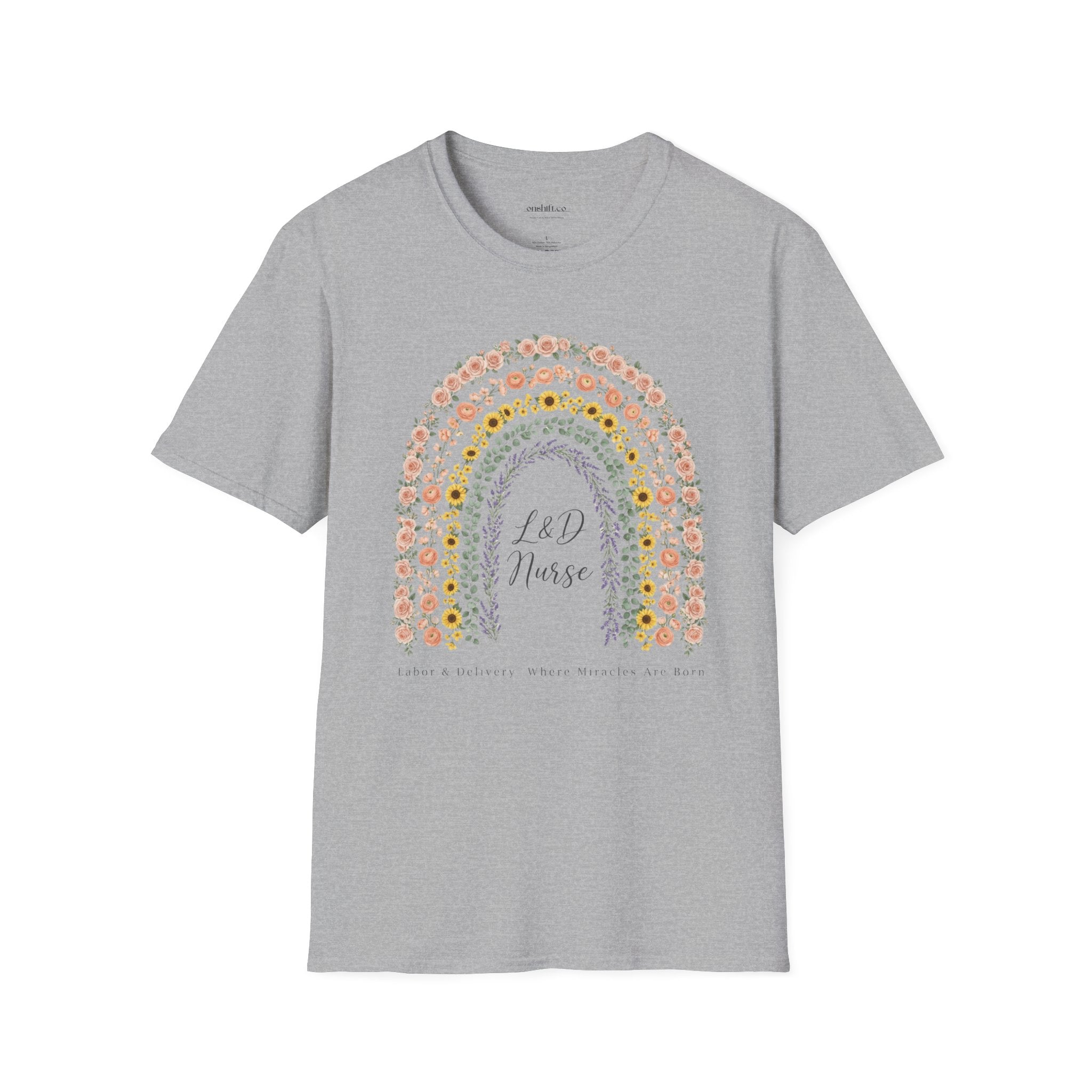 L&D Nurse Floral T-Shirt
