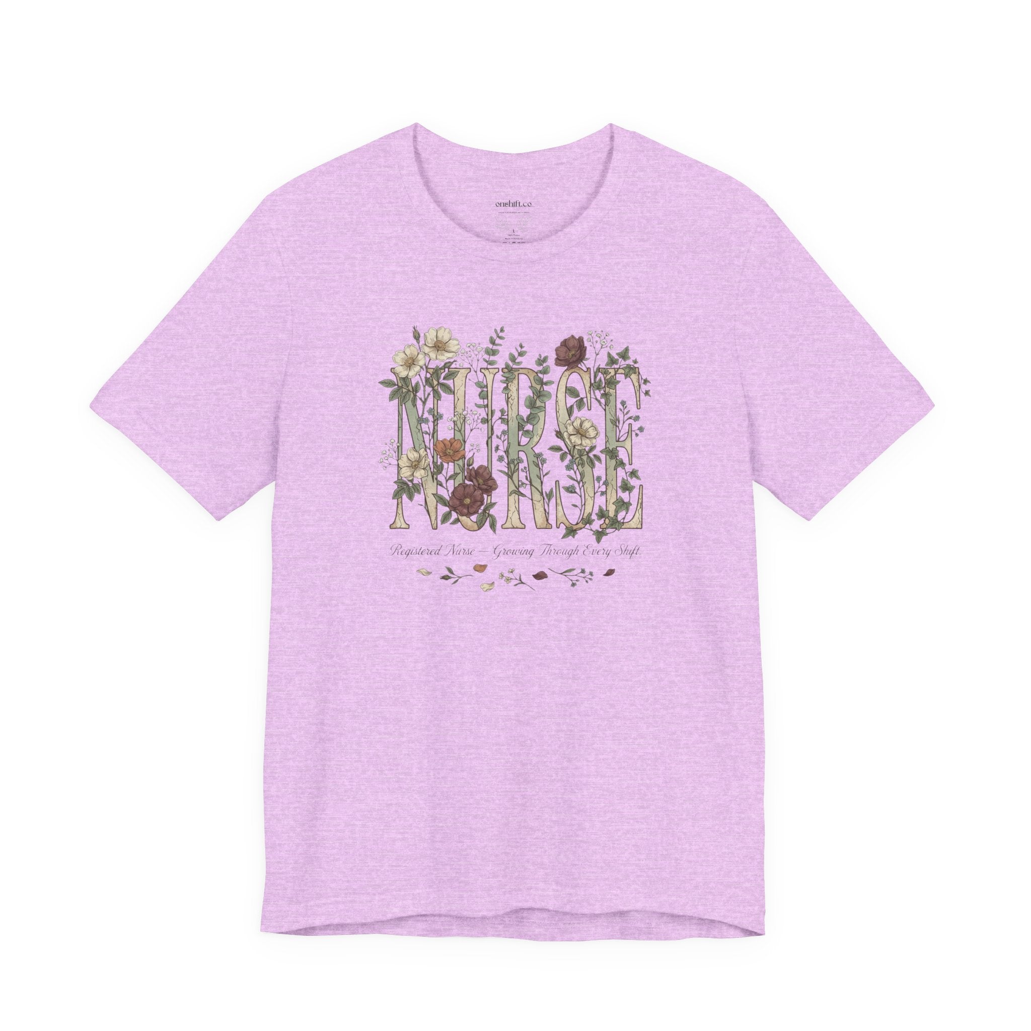 T-shirt infirmier(ère) floral