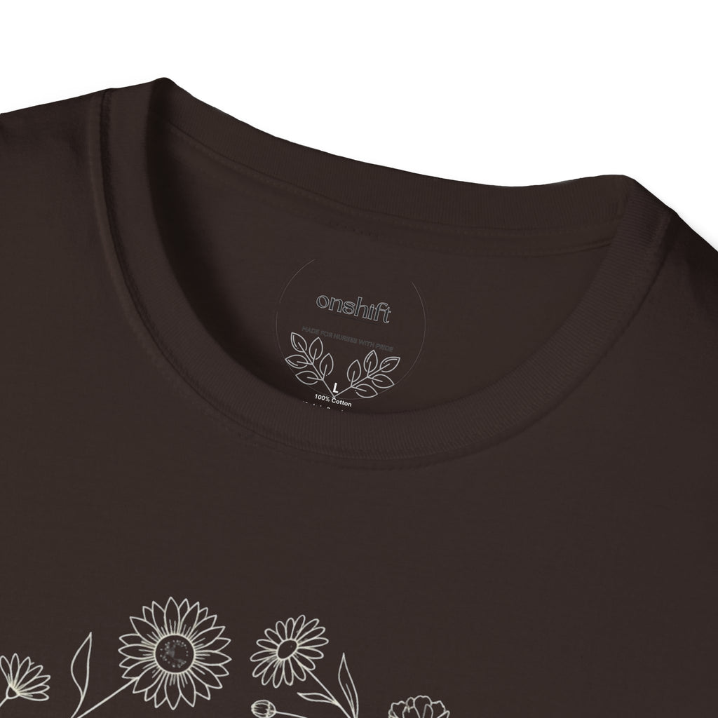 ER Nurse Floral T-Shirt