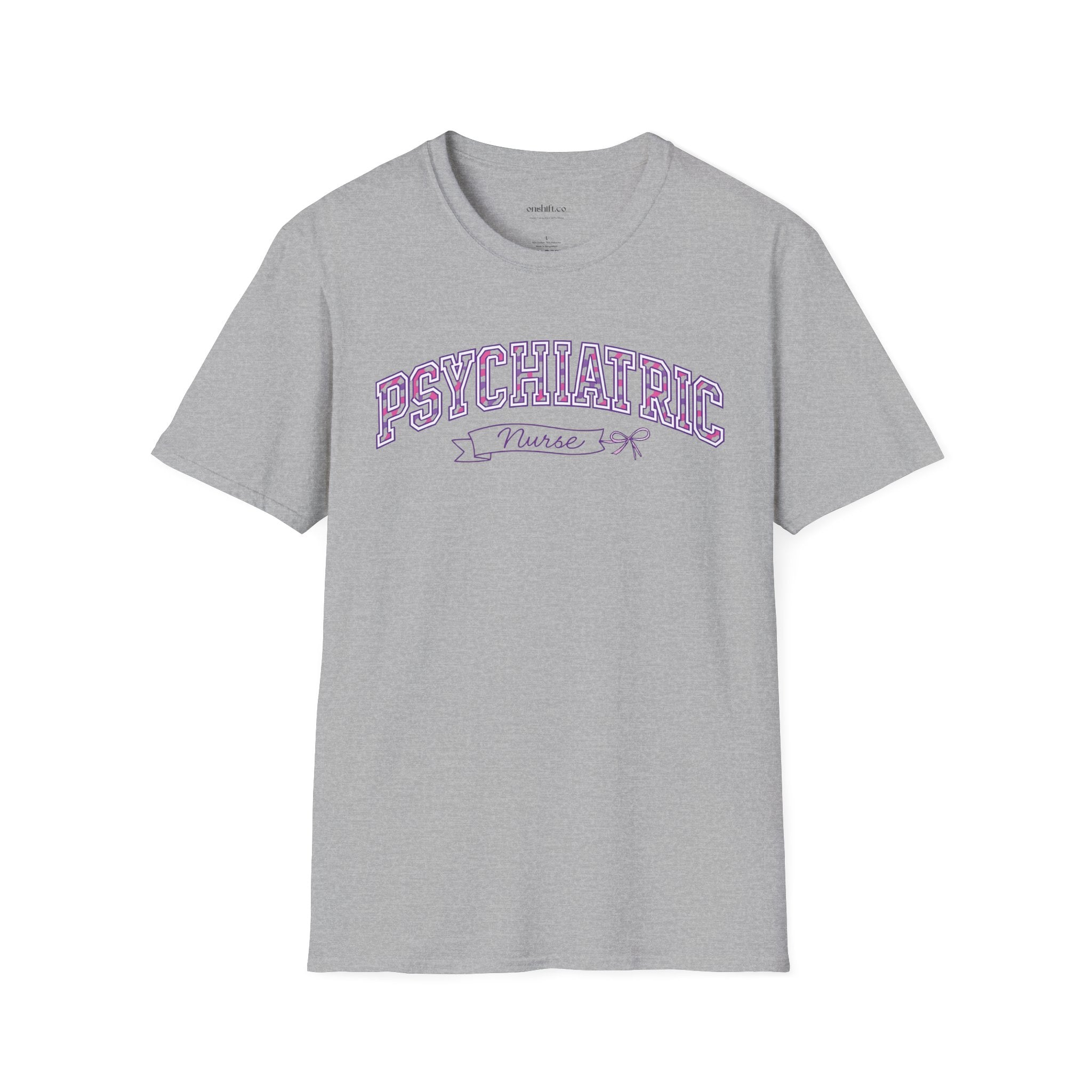 Psychiatric Nurse T-Shirt — Cute Vintage Lettering