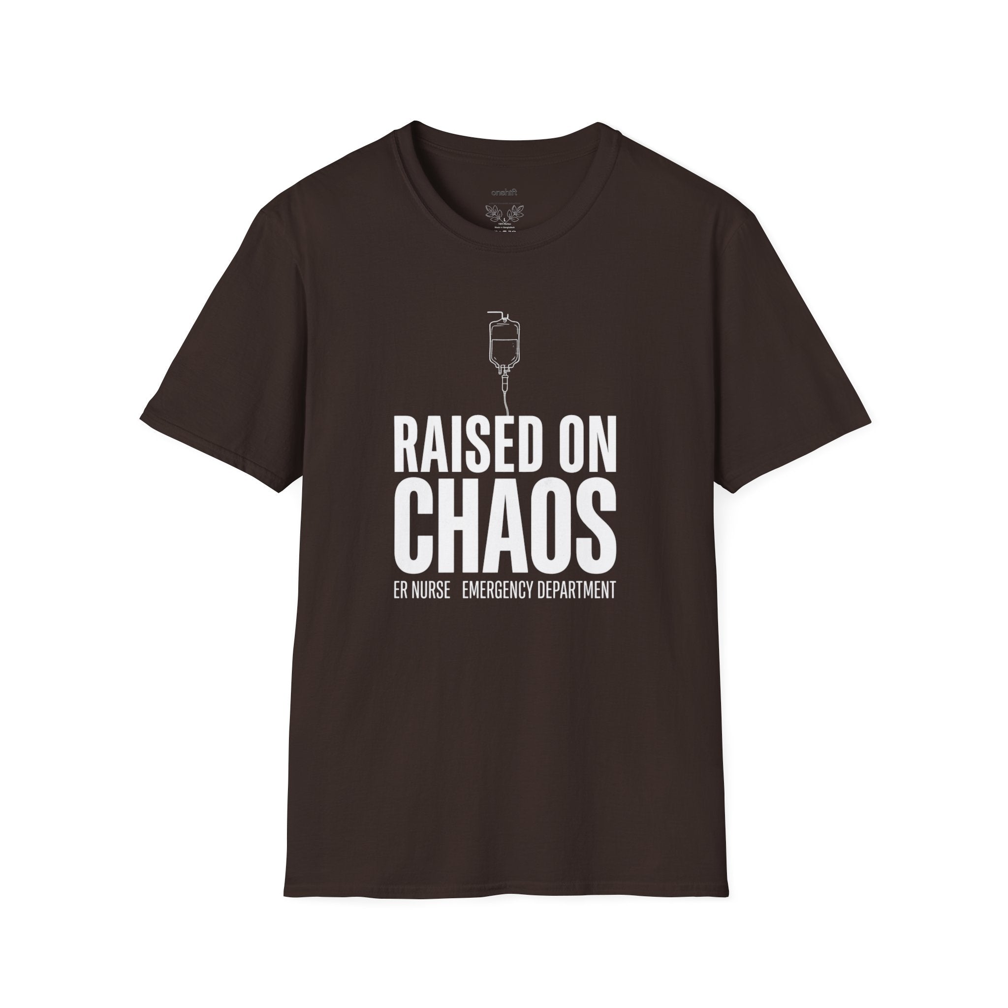 T-shirt Infirmière urgentiste élevée dans le chaos