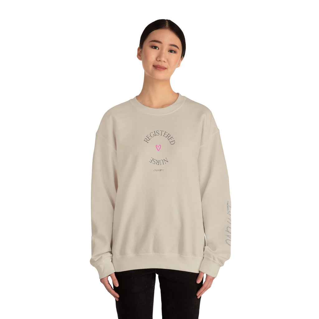 Registered nurse long sleeve sweatshirt