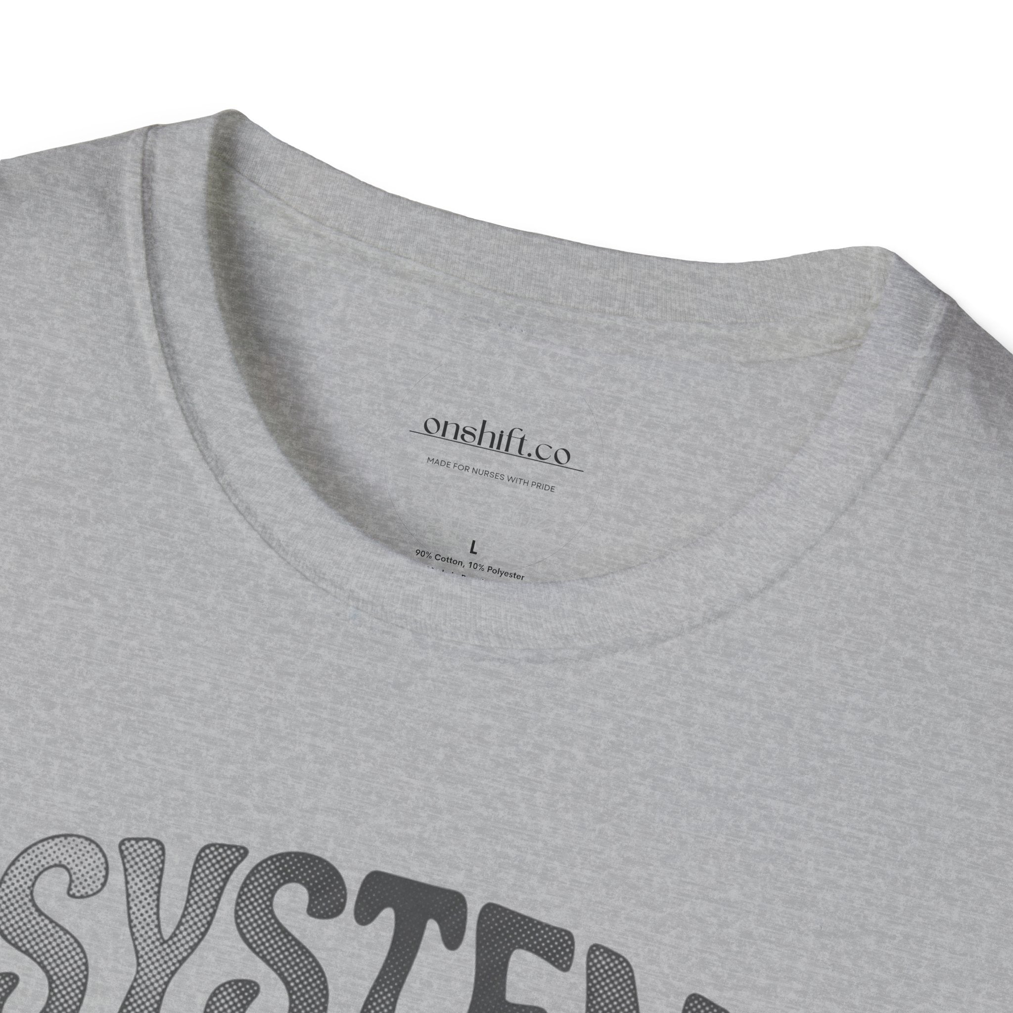 T-shirt Surcharge du système