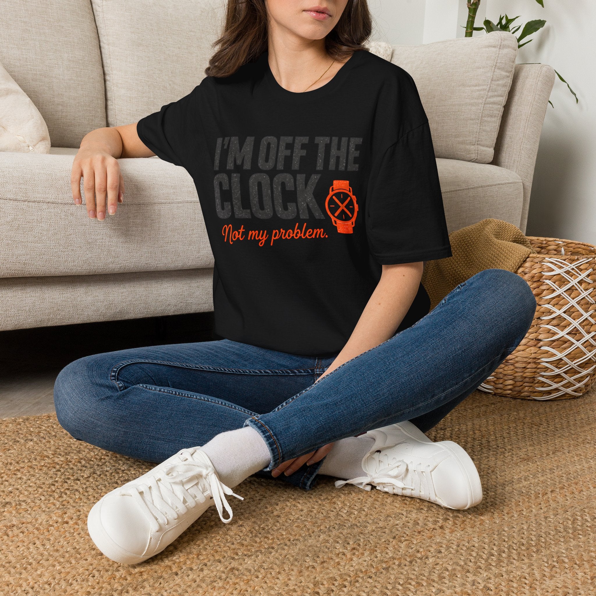 I'm Off The Clock Nurse T-Shirt — Funny Casual Graphic Tee